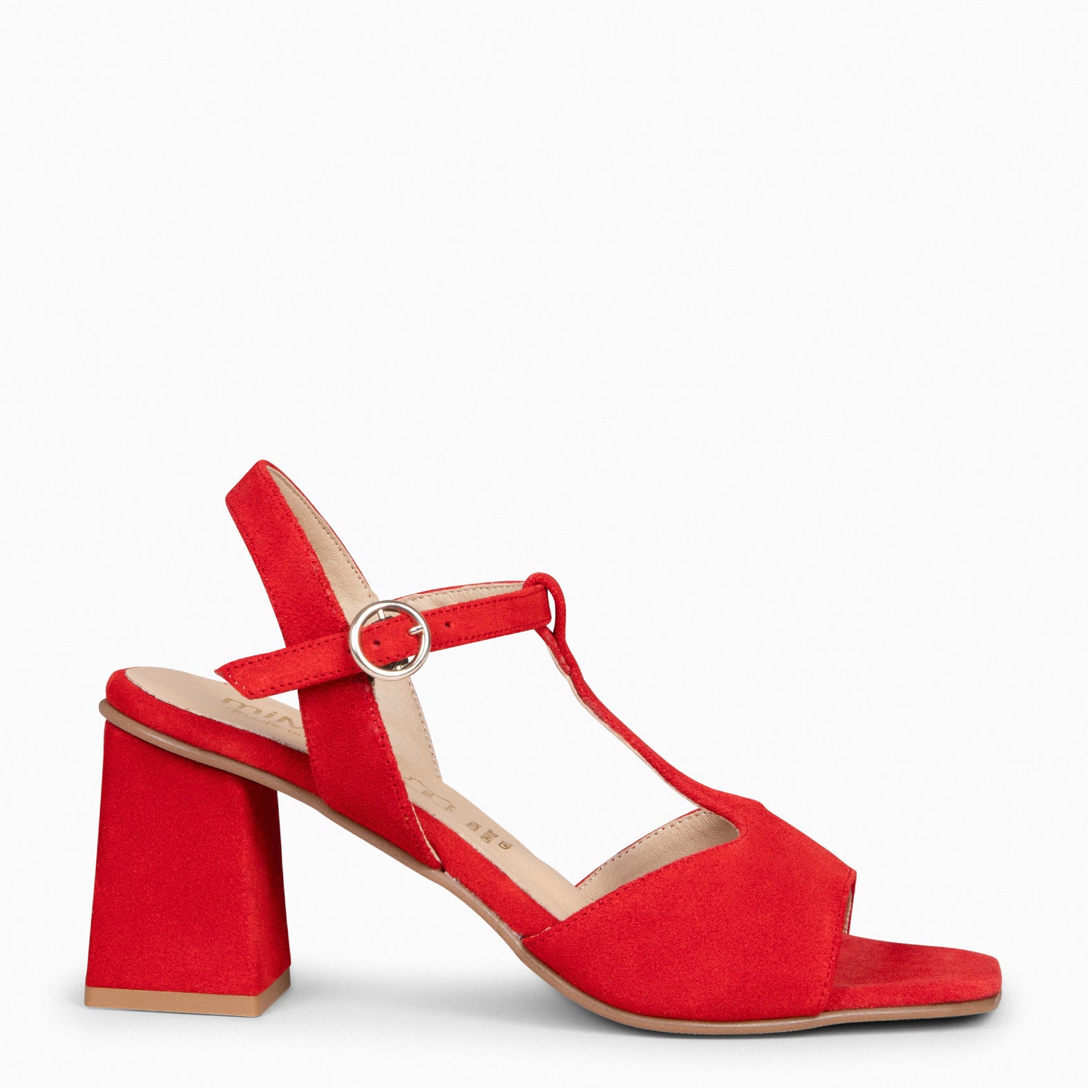 ITAKA - Sandalias de tacón alto ROJO