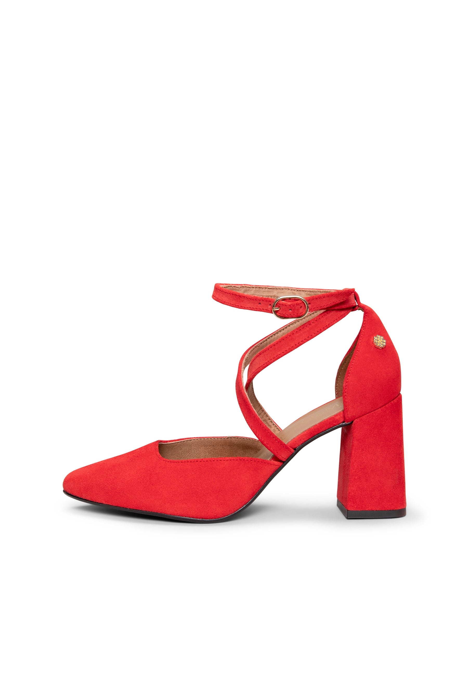 ARIEL - Zapato de tacón ancho ROJO