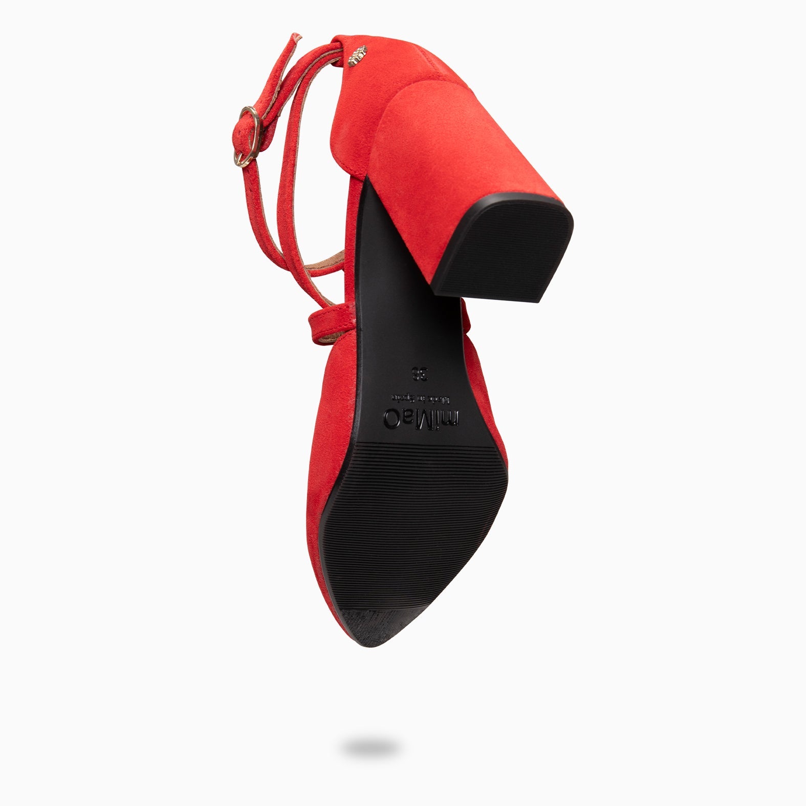 ARIEL - Zapato de tacón ancho ROJO