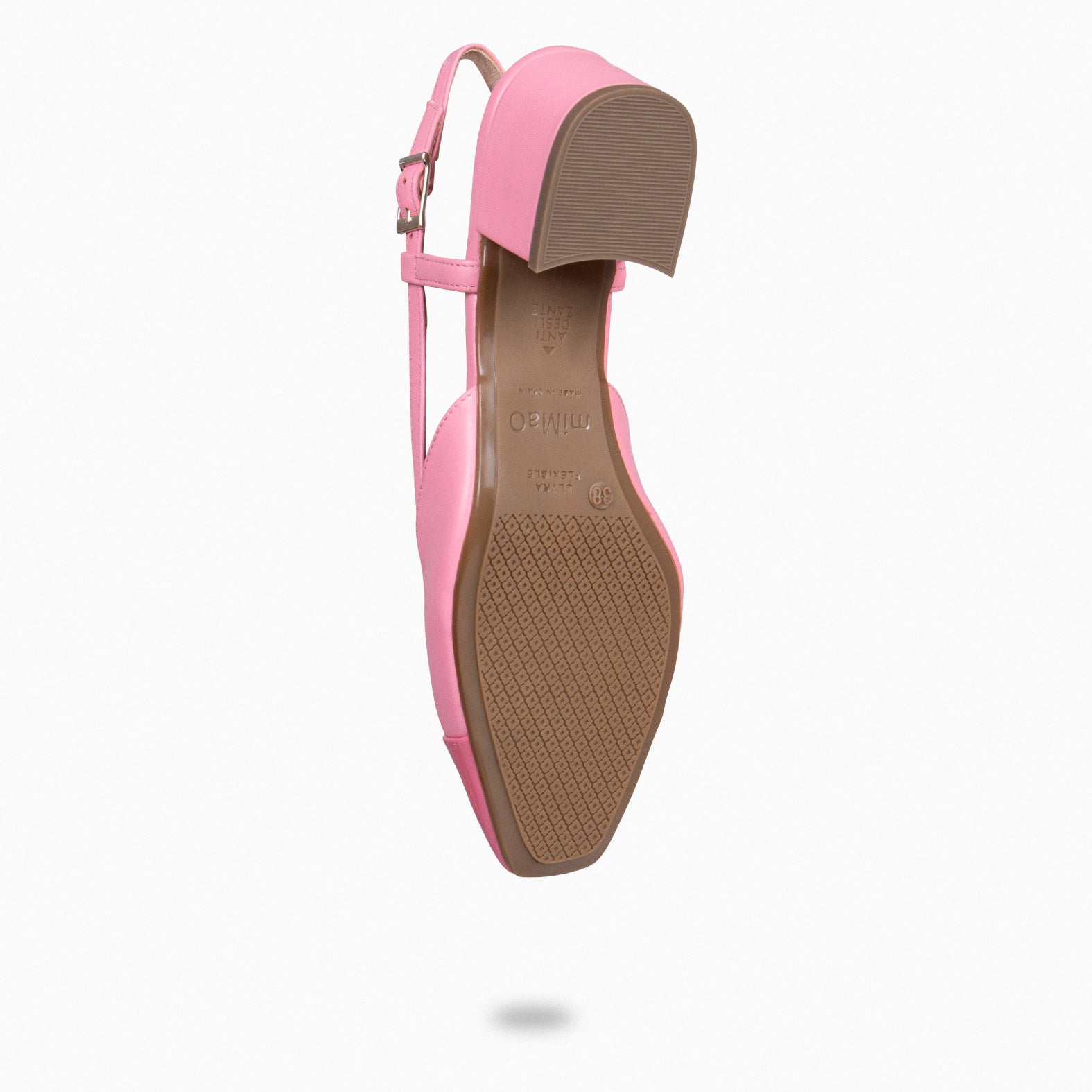 AUDREY - Zapatos destalonados con puntera ROSA
