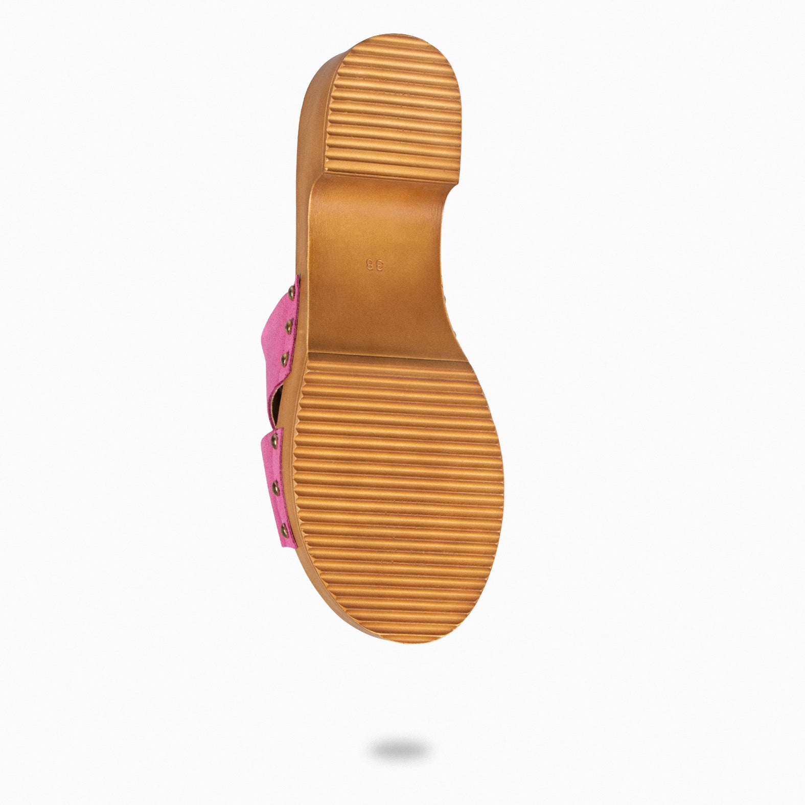SEYA – Zuecos con tacón y plataforma FUCSIA