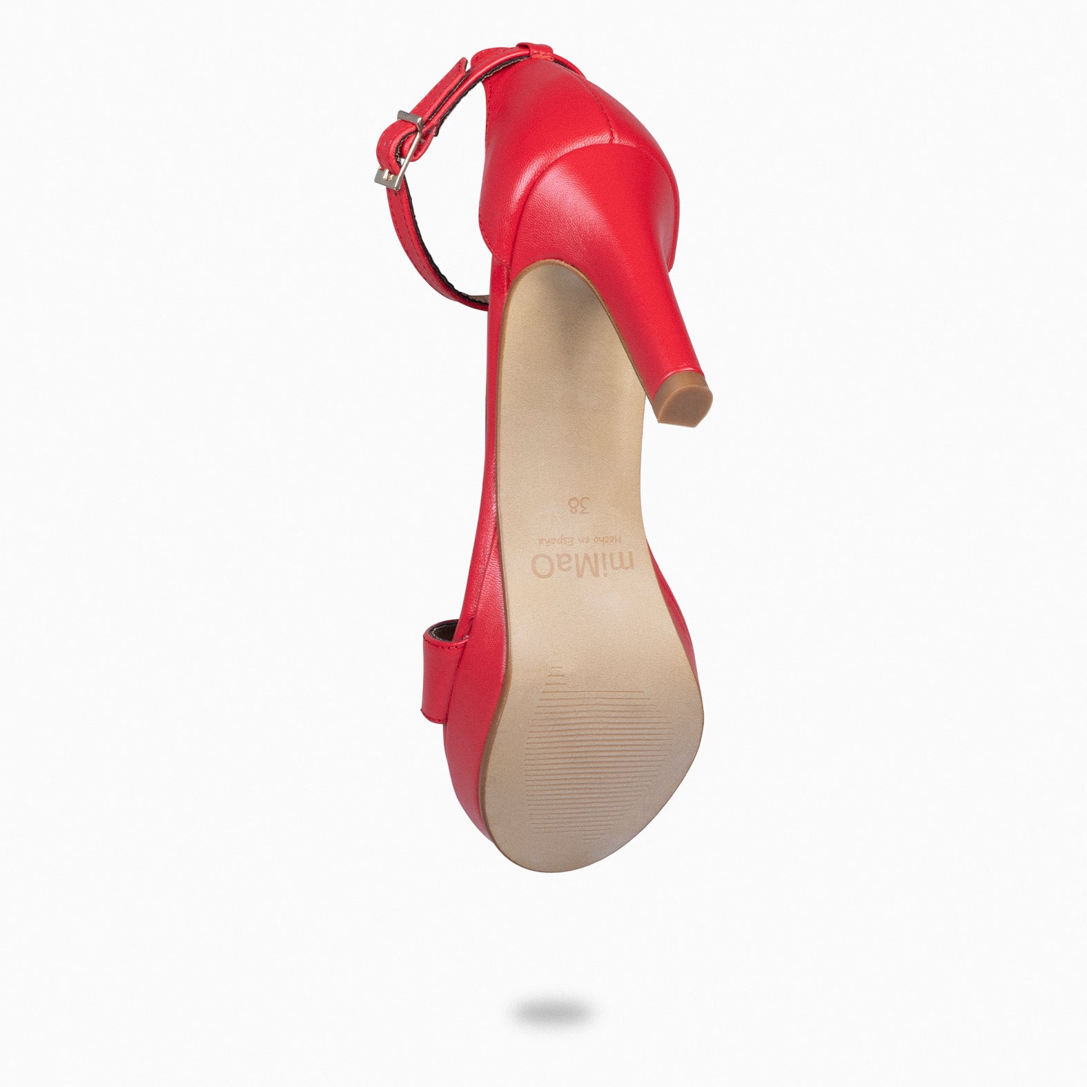 FIESTA – Sandalias de tacón alto y plataforma ROJO