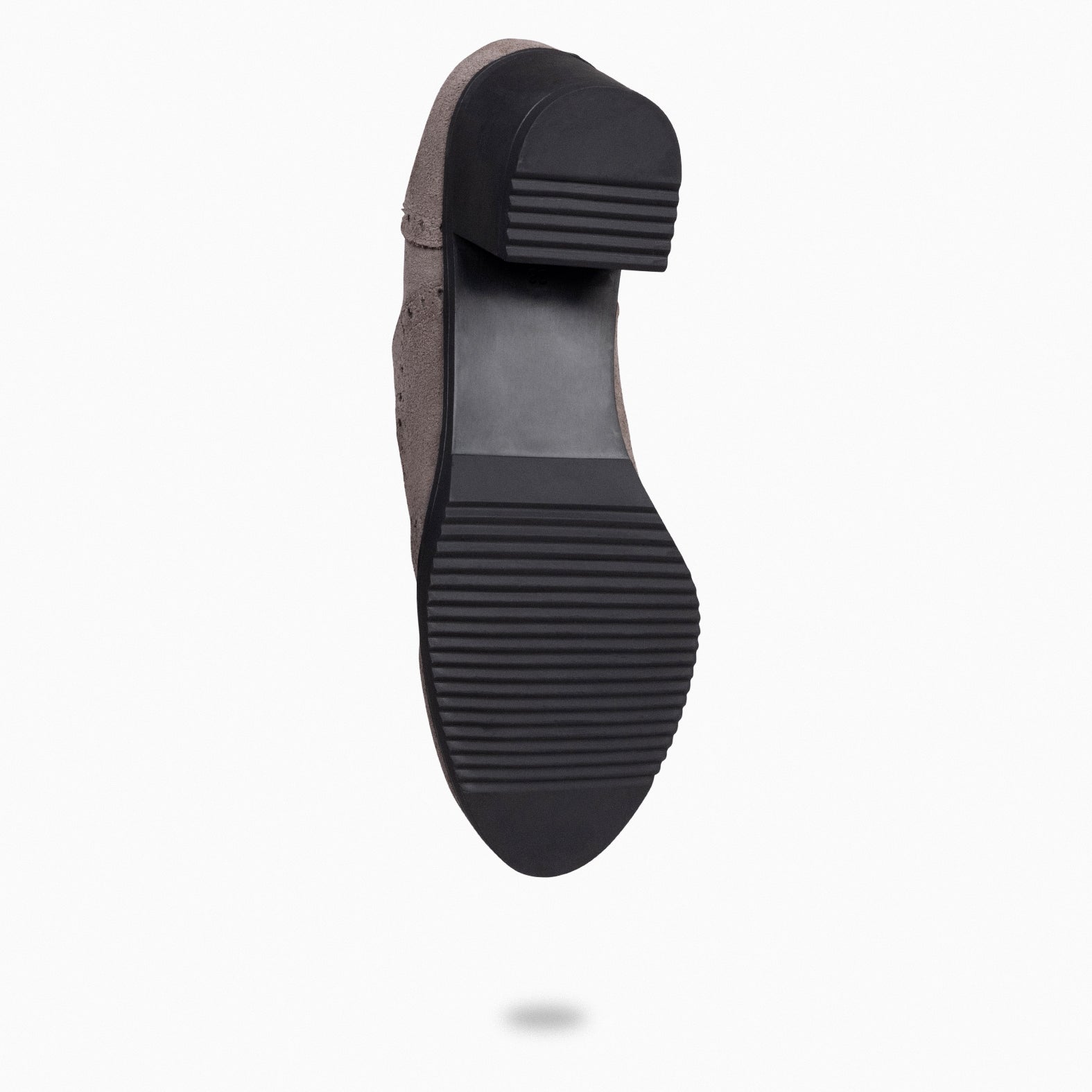 OXFORD – Blucher de mujer con tacón TAUPE