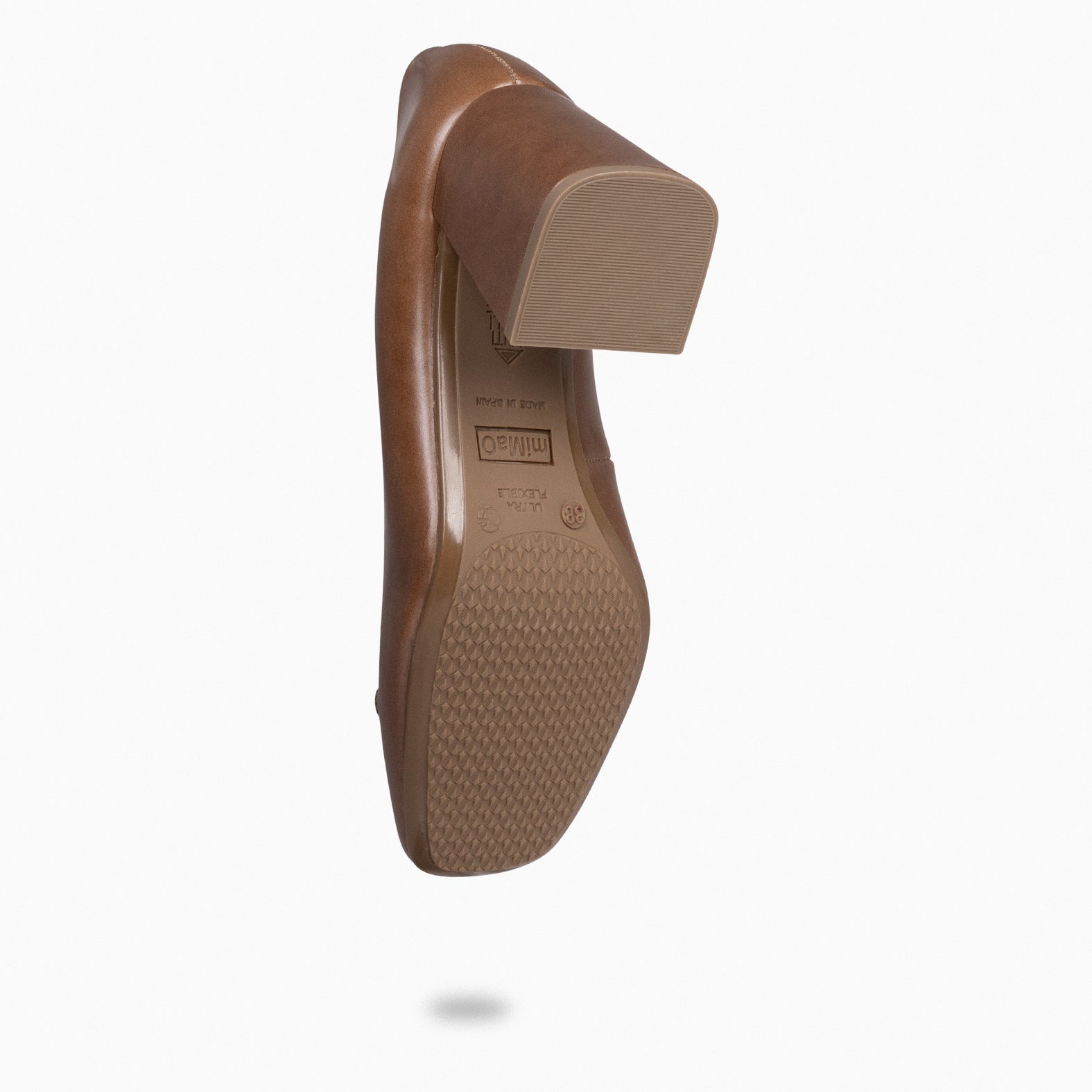 MÍA – Zapatos con tacón Bloque TAUPE