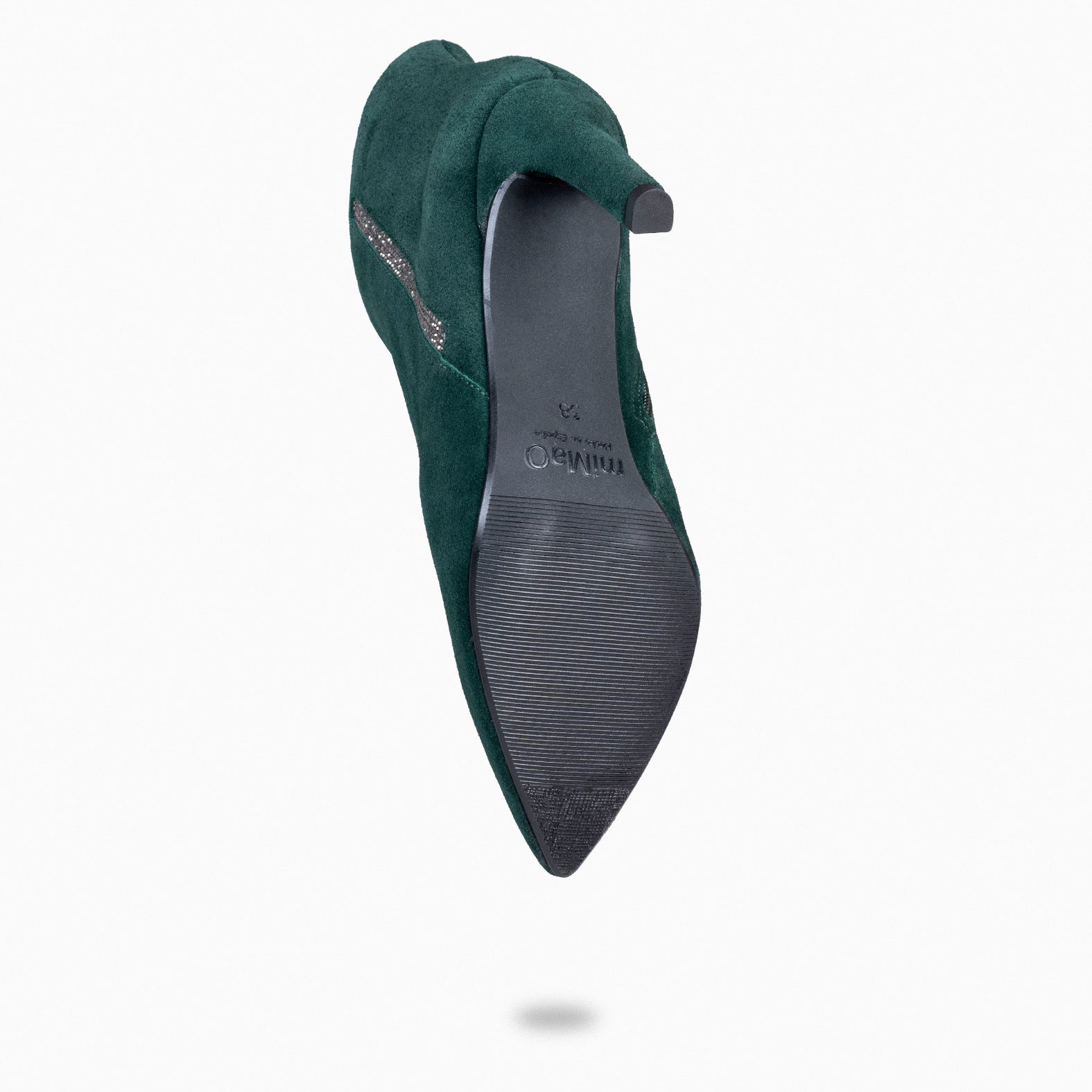 BOTÍN GLAM - Botines de tacón fino VERDE