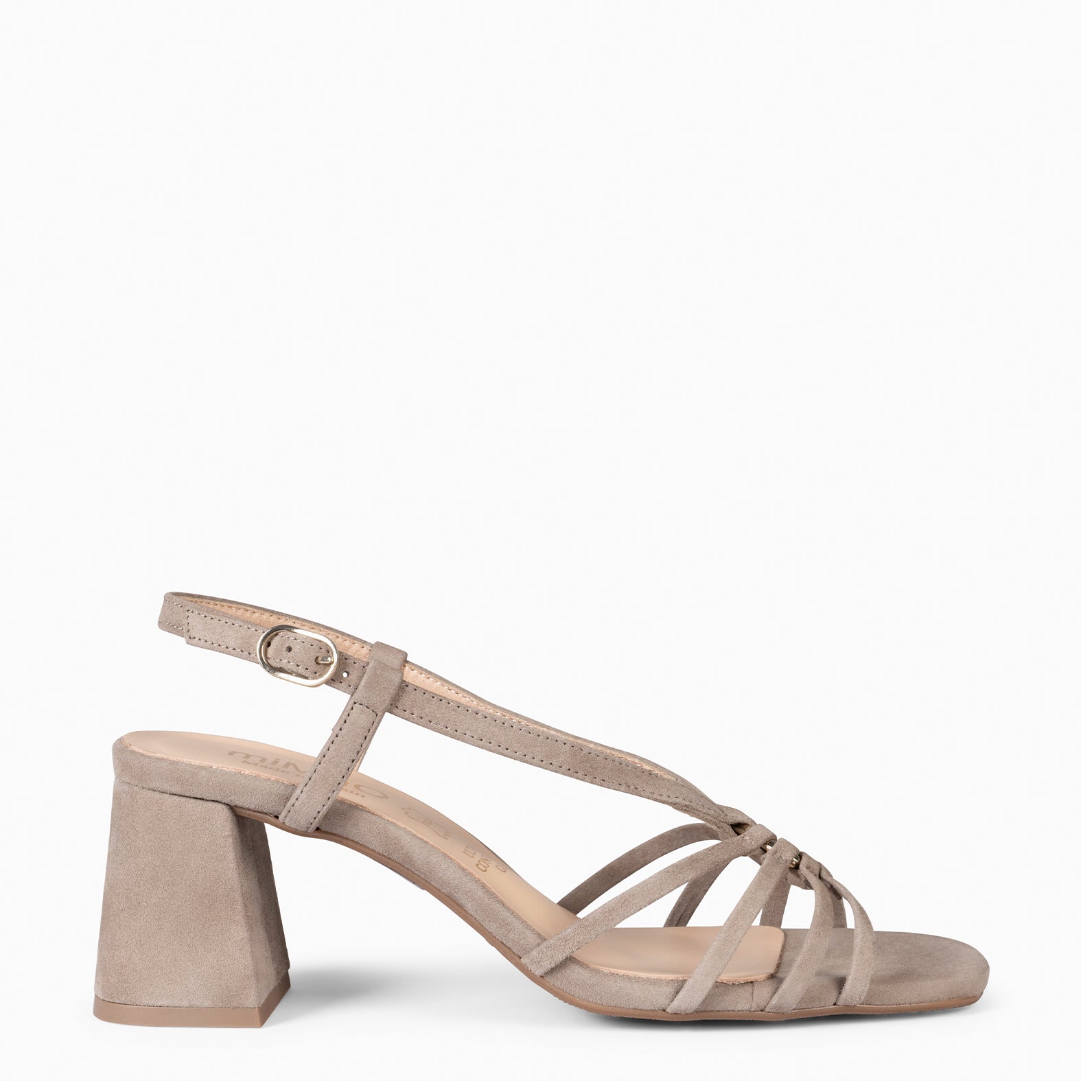 SOLEIL - Sandalias de tacón TAUPE