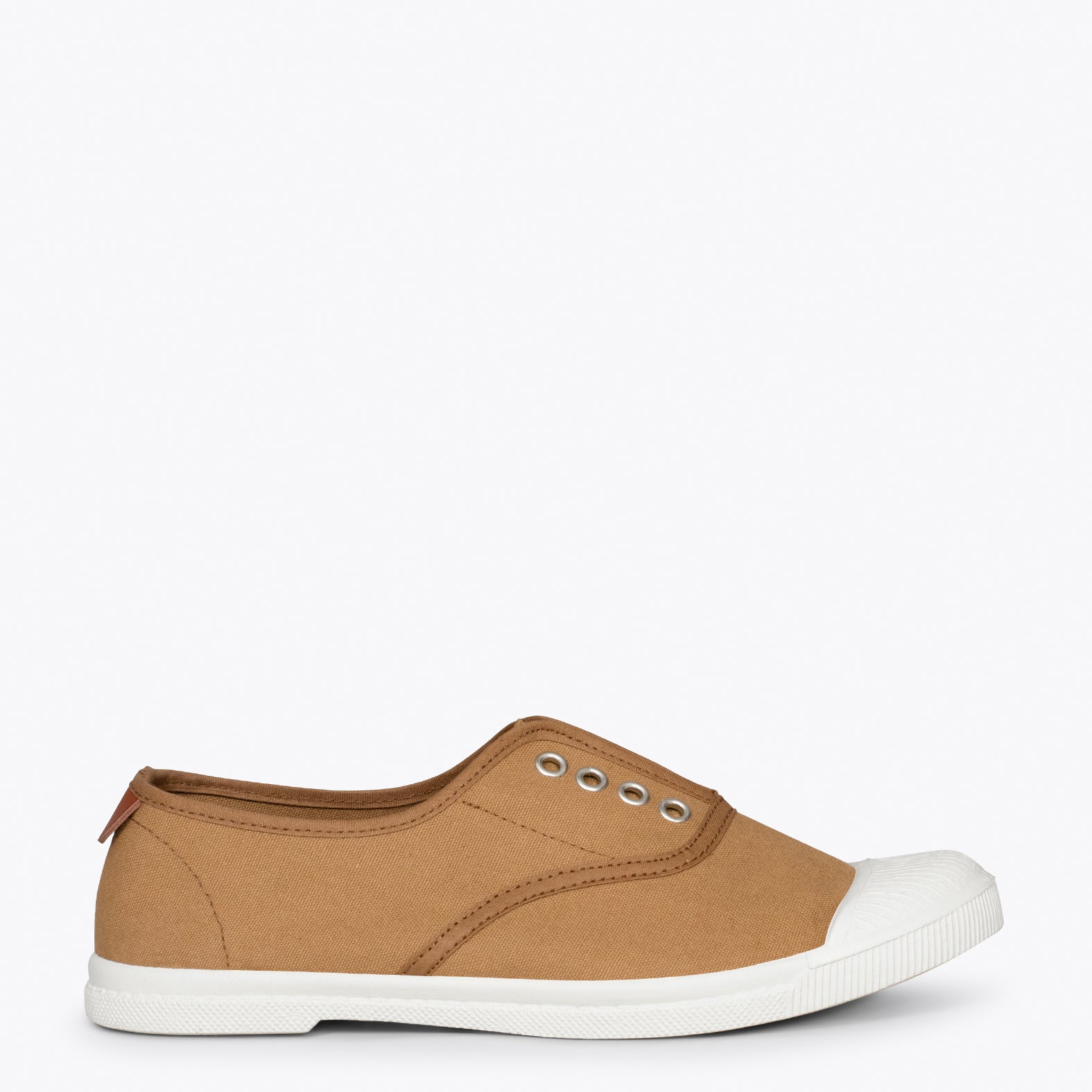 WAY - Zapatillas sin cordones de lona MARRÓN