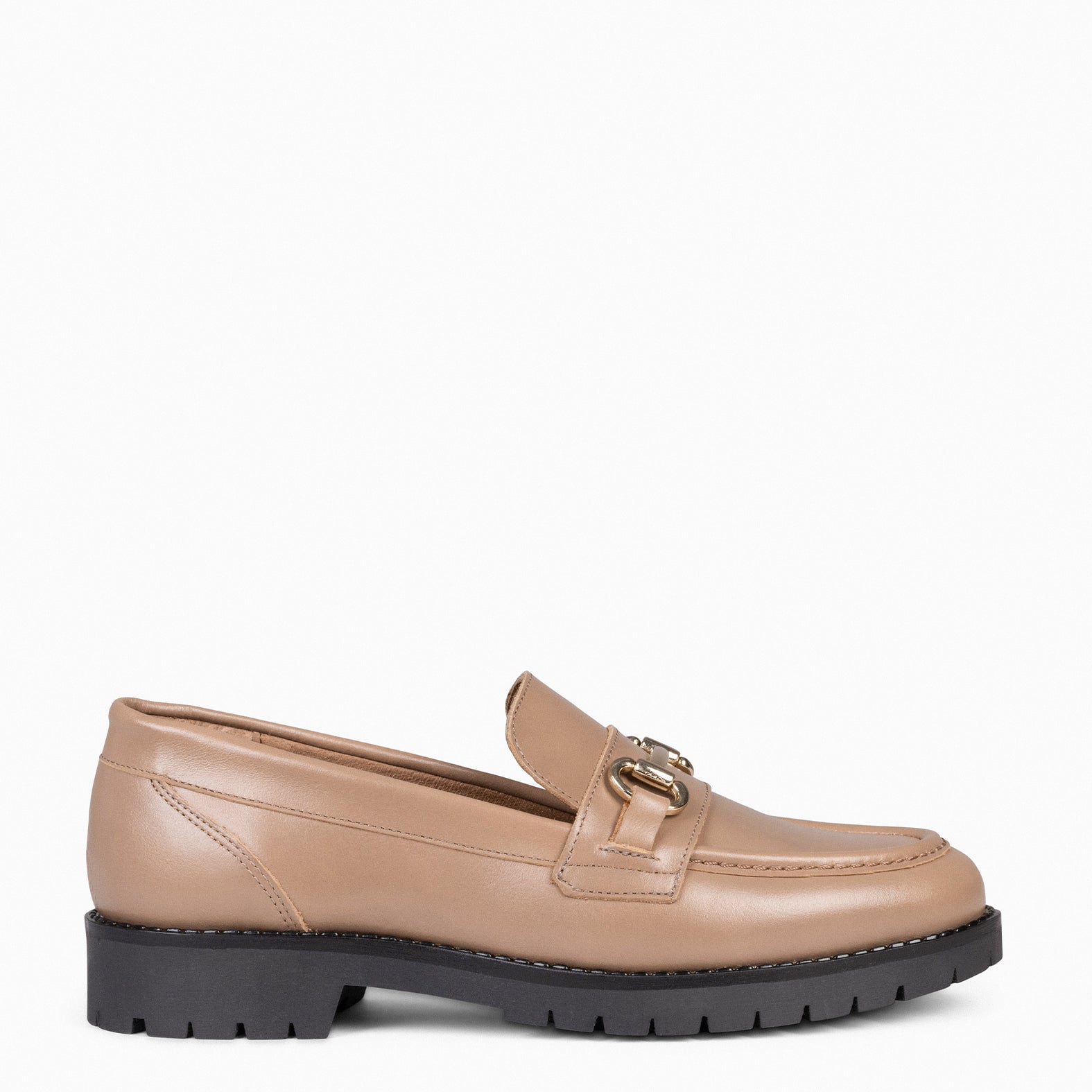 TREVILLA - Mocasines de mujer casual TAUPE