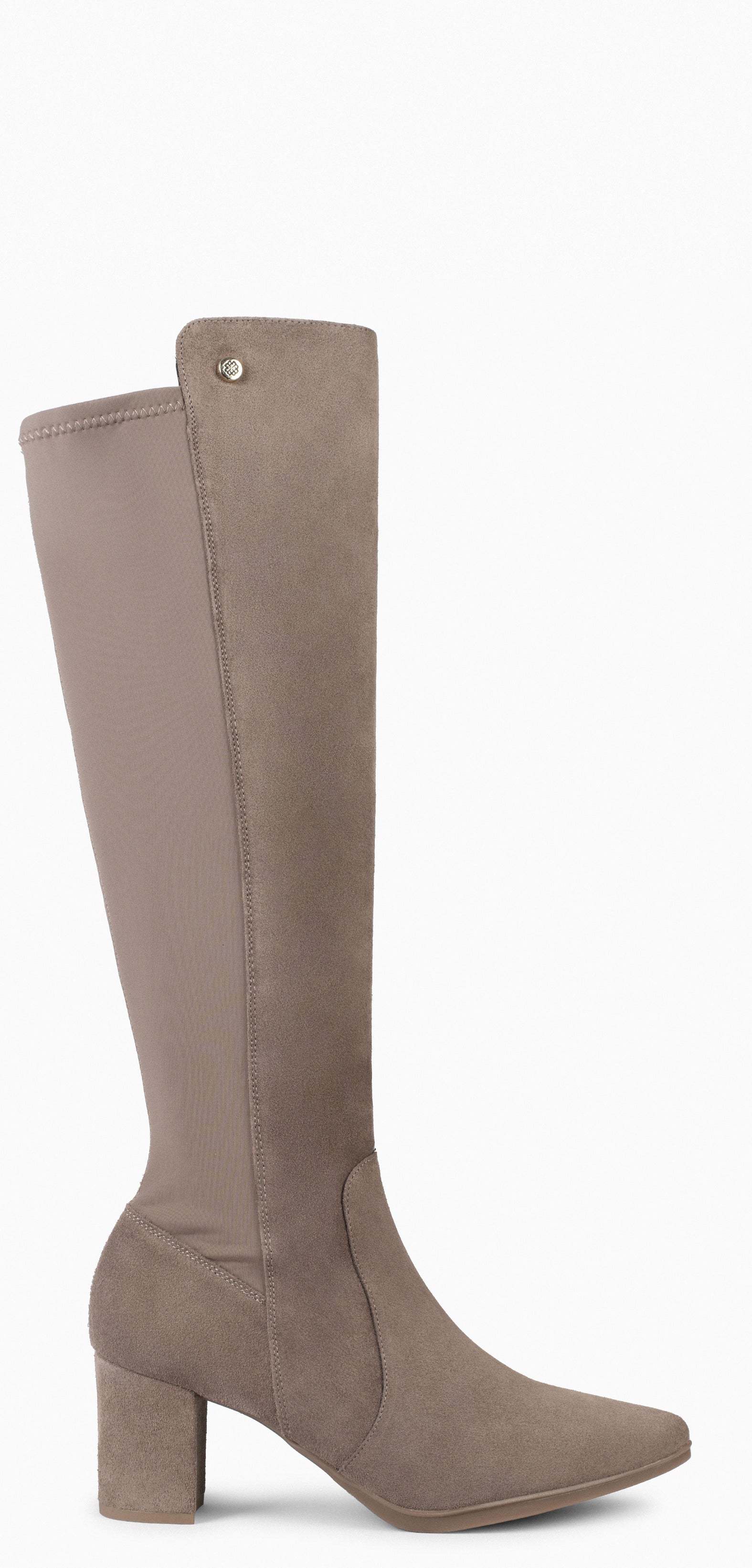SUNSET – Botas con Tacón TAUPE