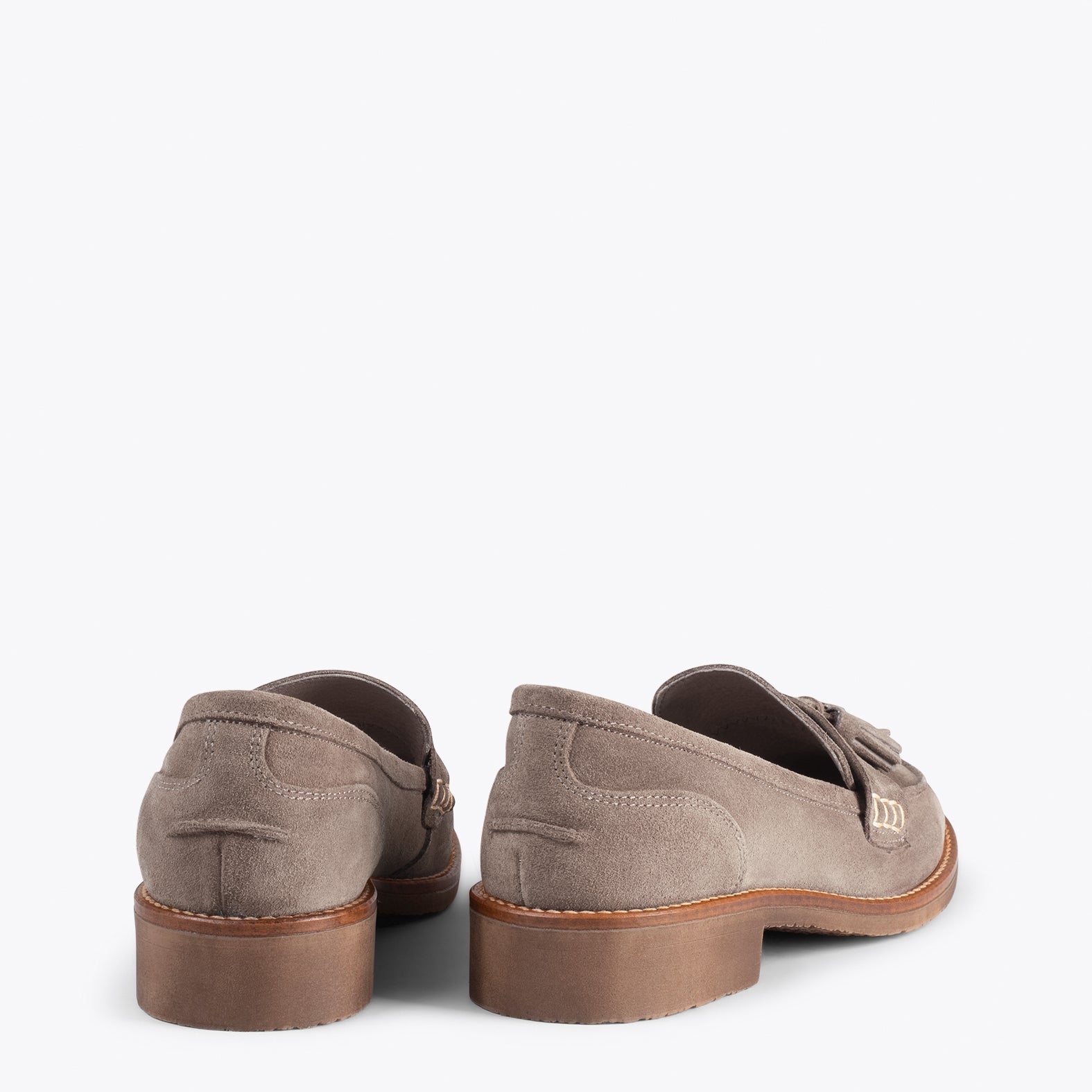 CASTELLANO CASUAL – Mocasín con borla TAUPE