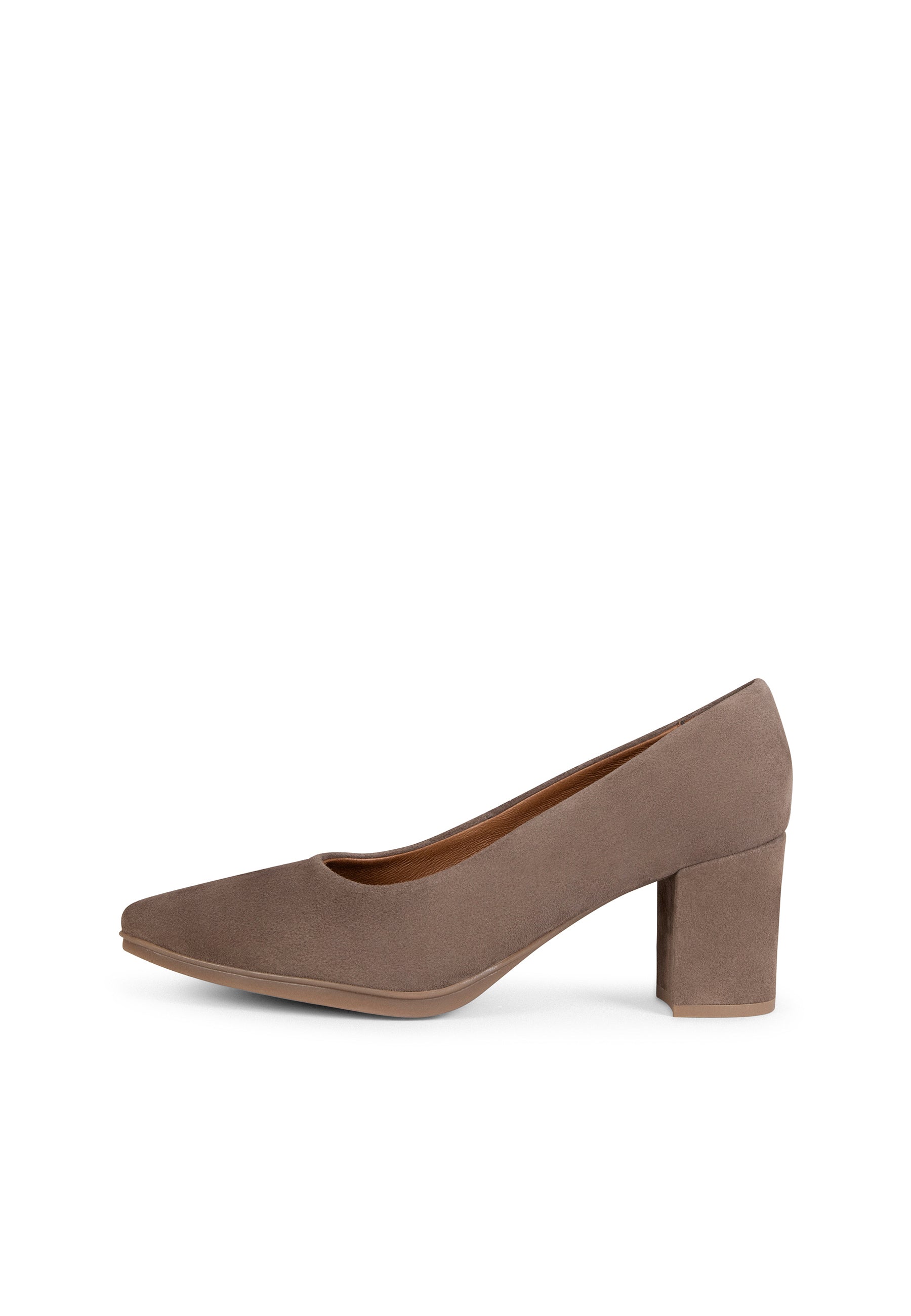 URBAN S - Zapatos de tacón medio de ante TAUPE