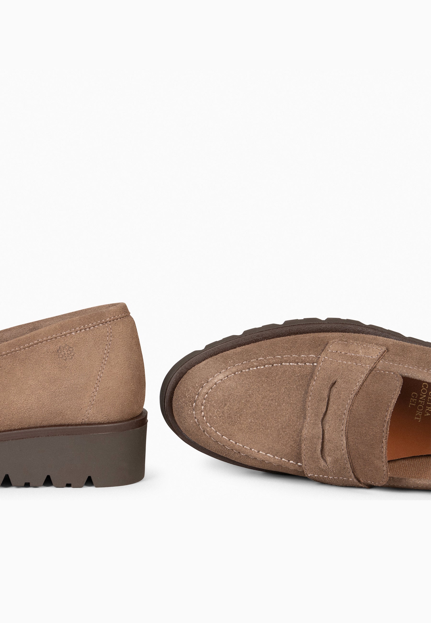 DAFNE - Mocasín con cuña TAUPE