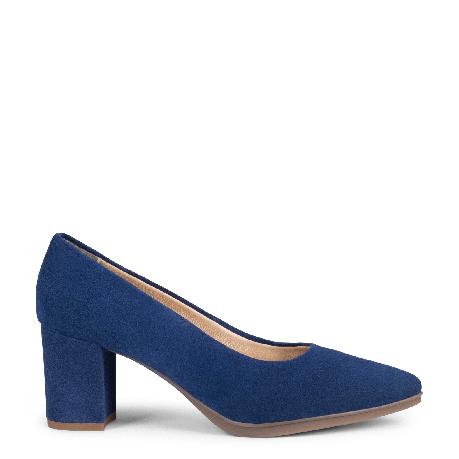 URBAN S - Zapato de tacón medio ante MARINO