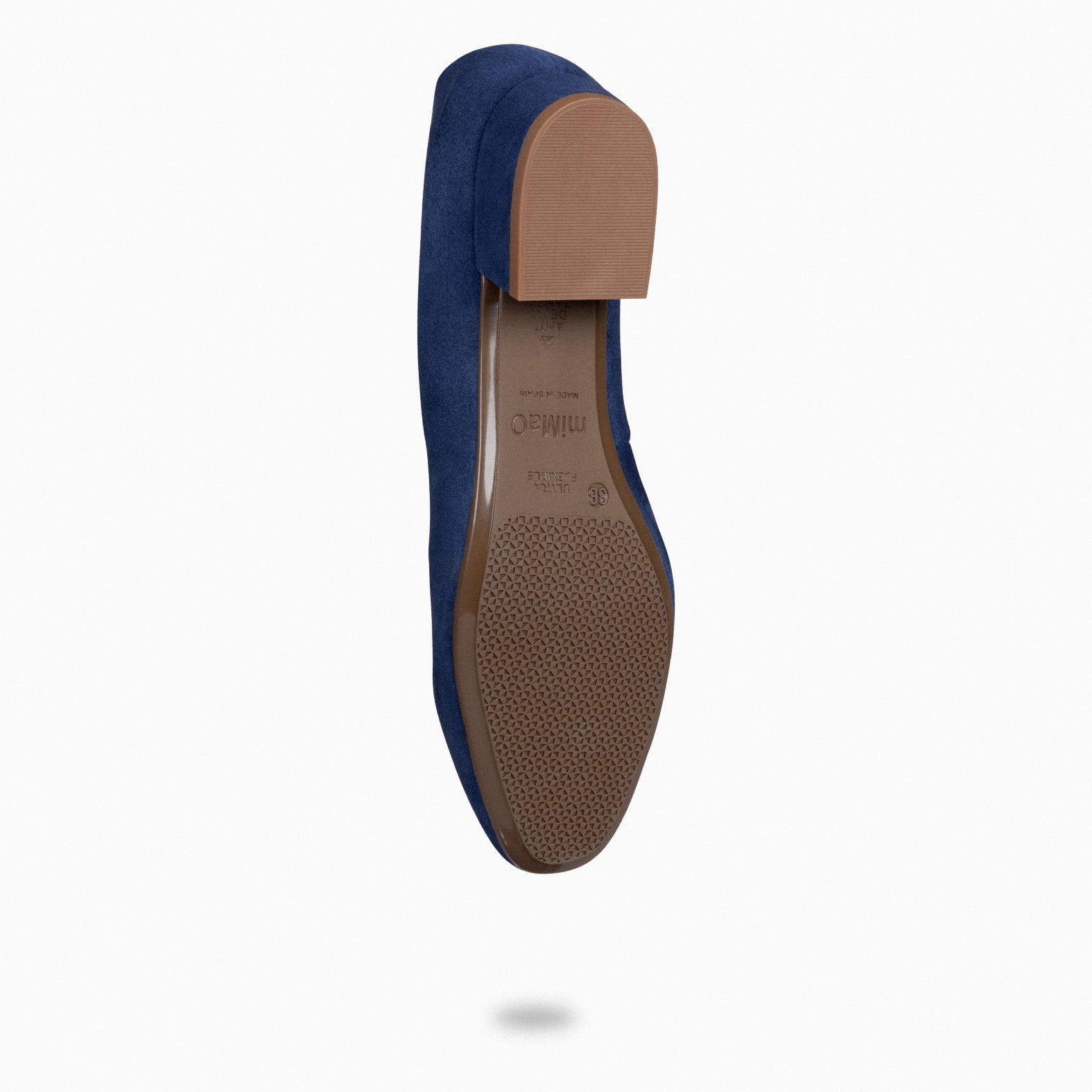 URBAN XS - Zapatos de tacón bajo de ante MARINO
