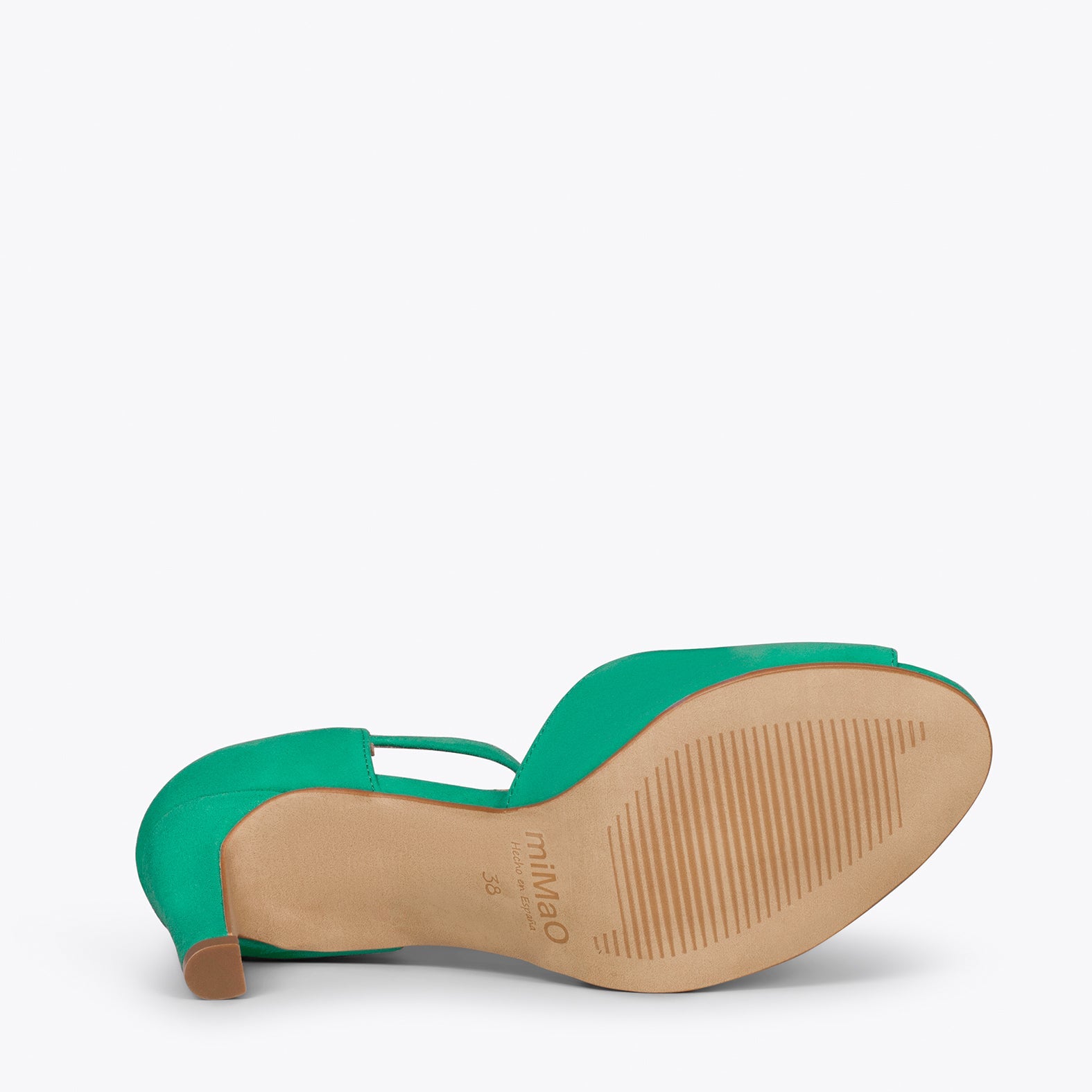 PÉTALO - Sandalias elegantes con tacón alto VERDE