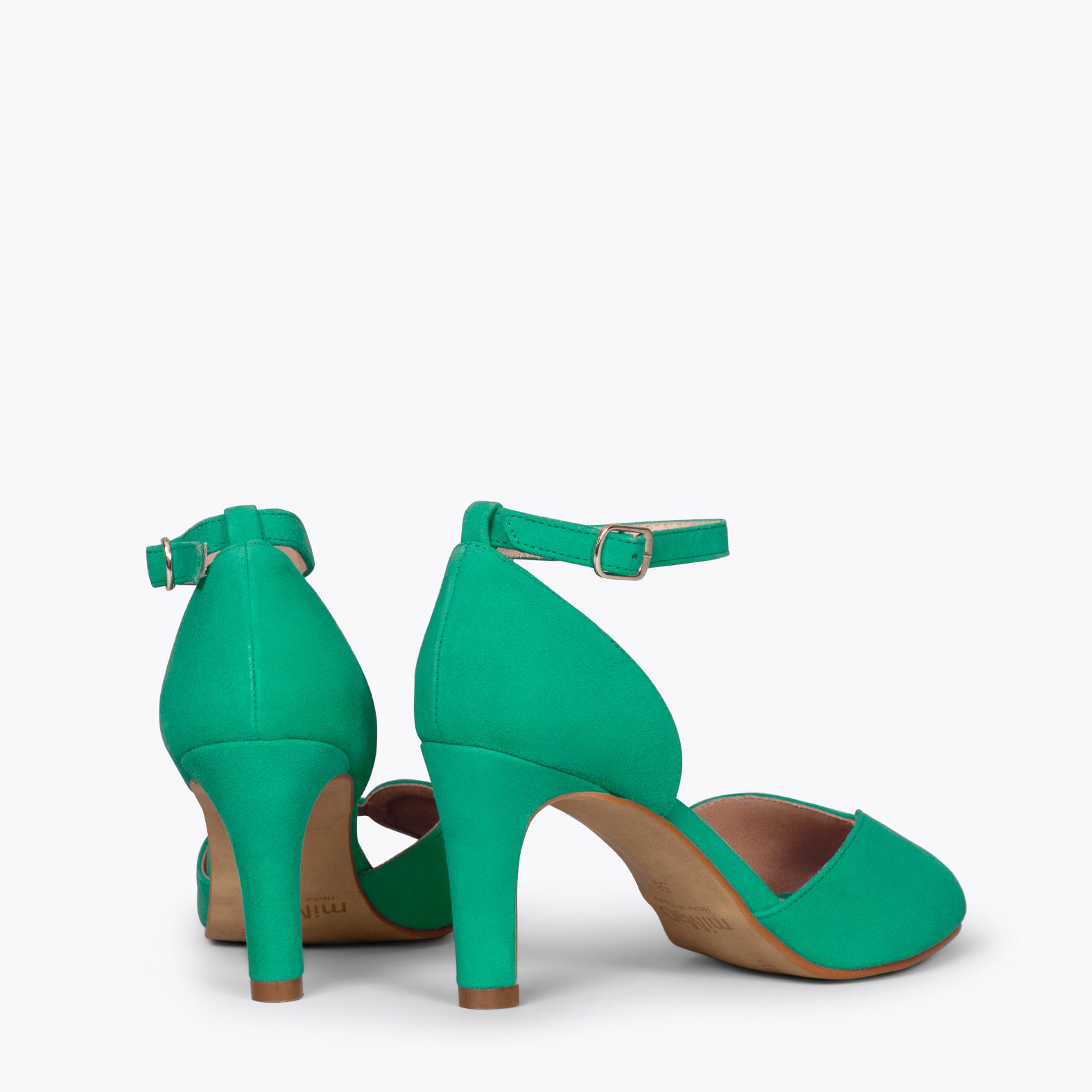PÉTALO - Sandalias elegantes con tacón alto VERDE
