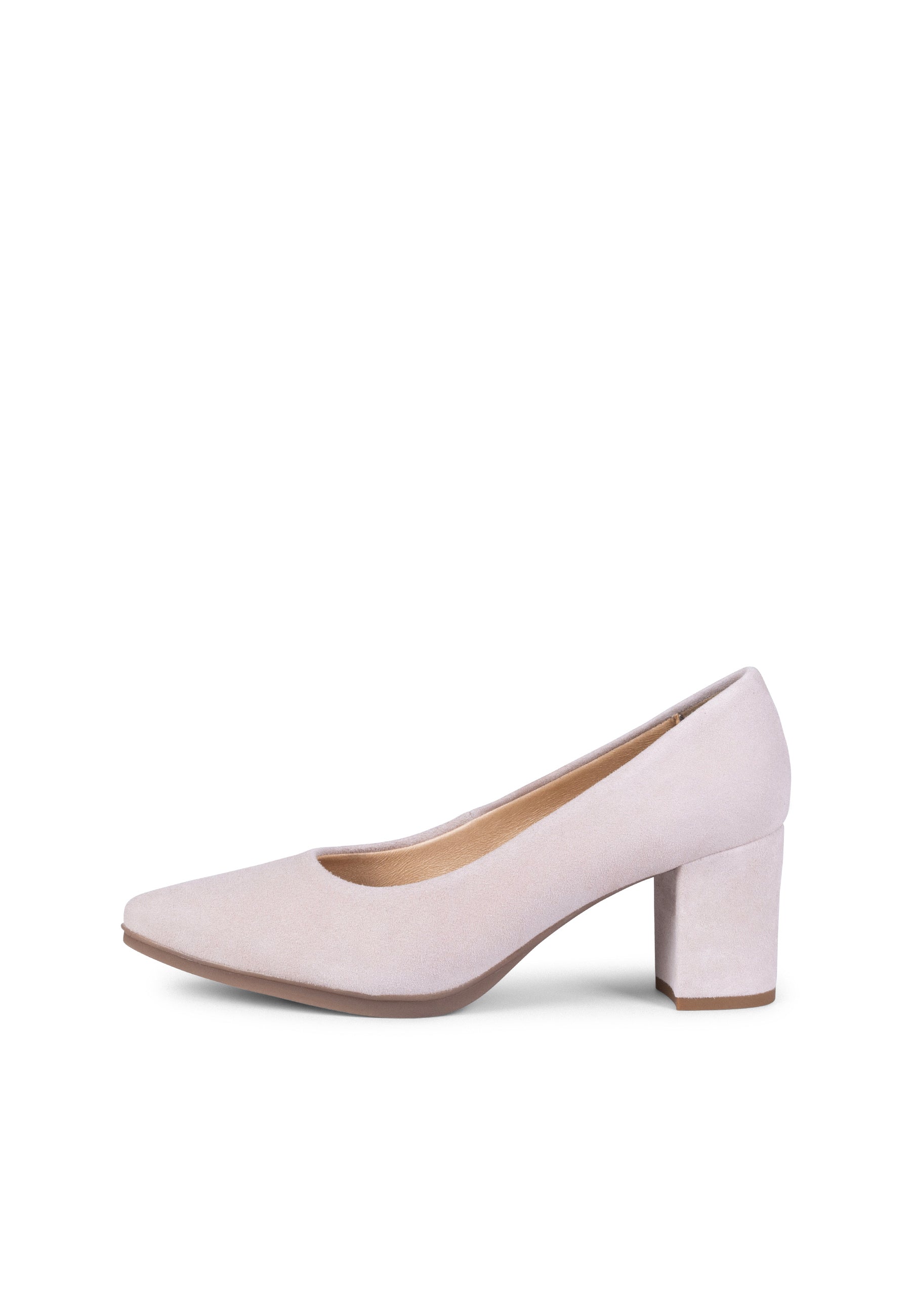 URBAN S - Zapato de tacón medio ante ROSA CLARO