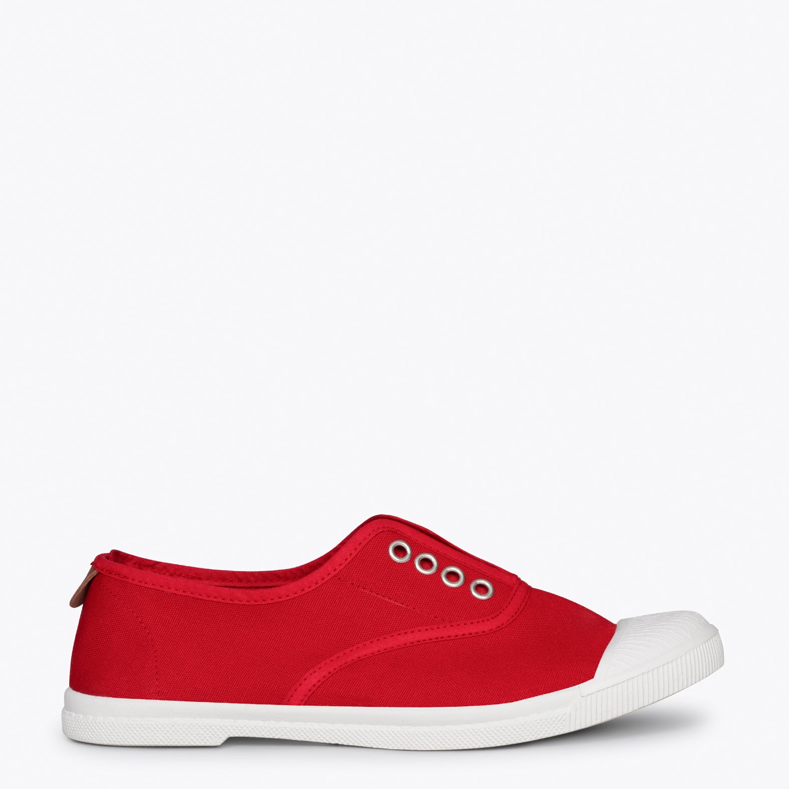 WAY - Zapatillas sin cordones de lona ROJO