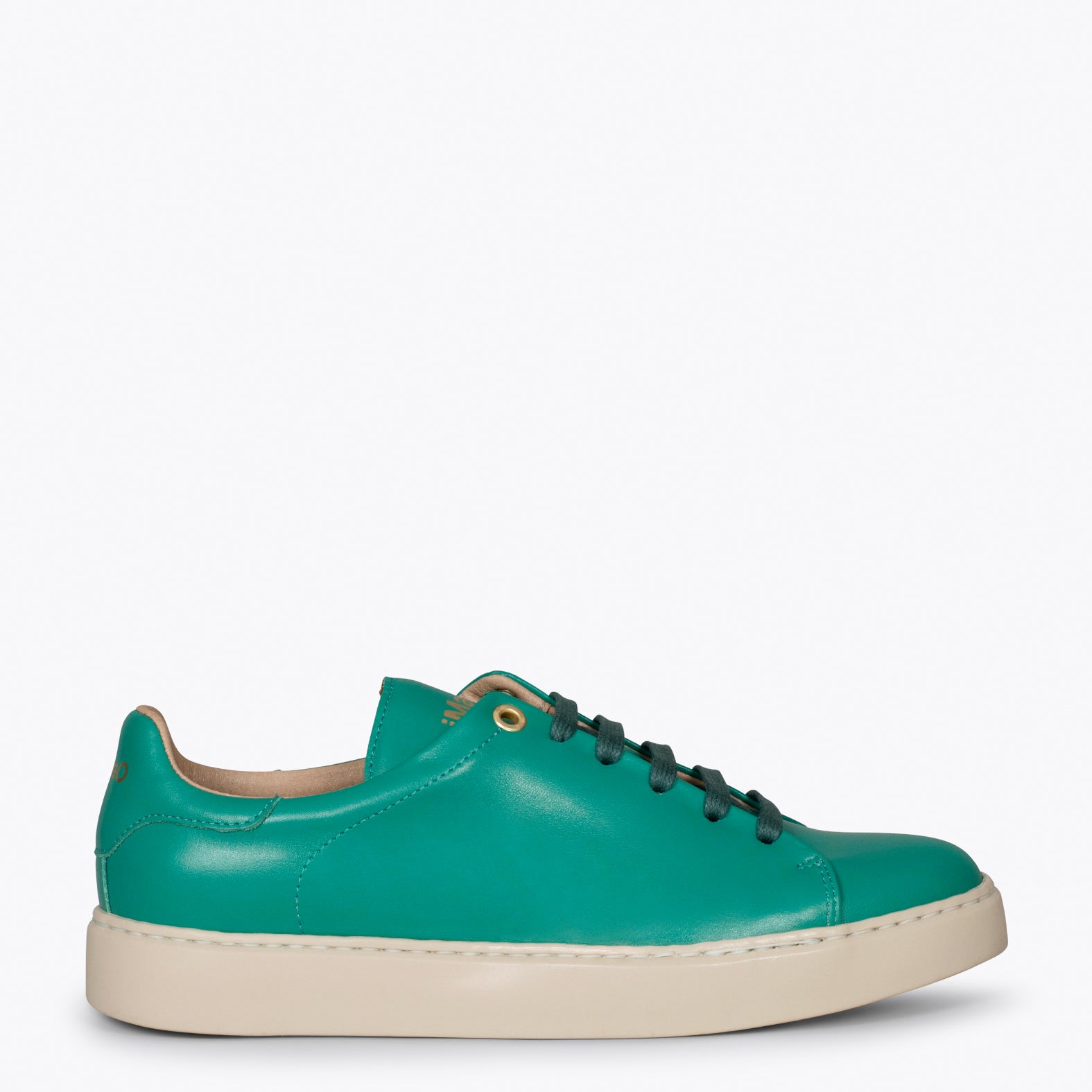SKATE - Zapatillas VERDE casual de piel