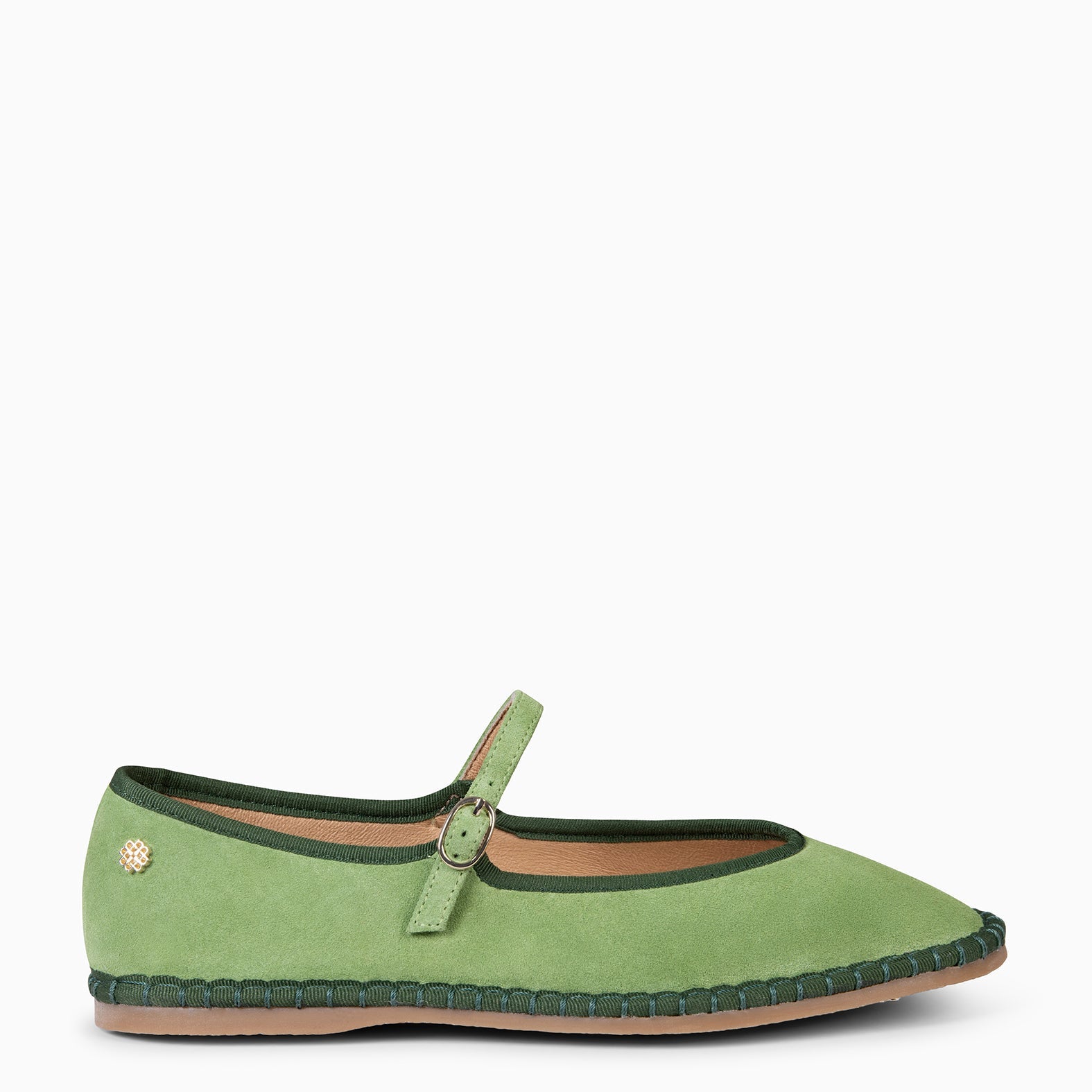 MARGARET - MERCEDITA PLANA CON TIRA VERDE