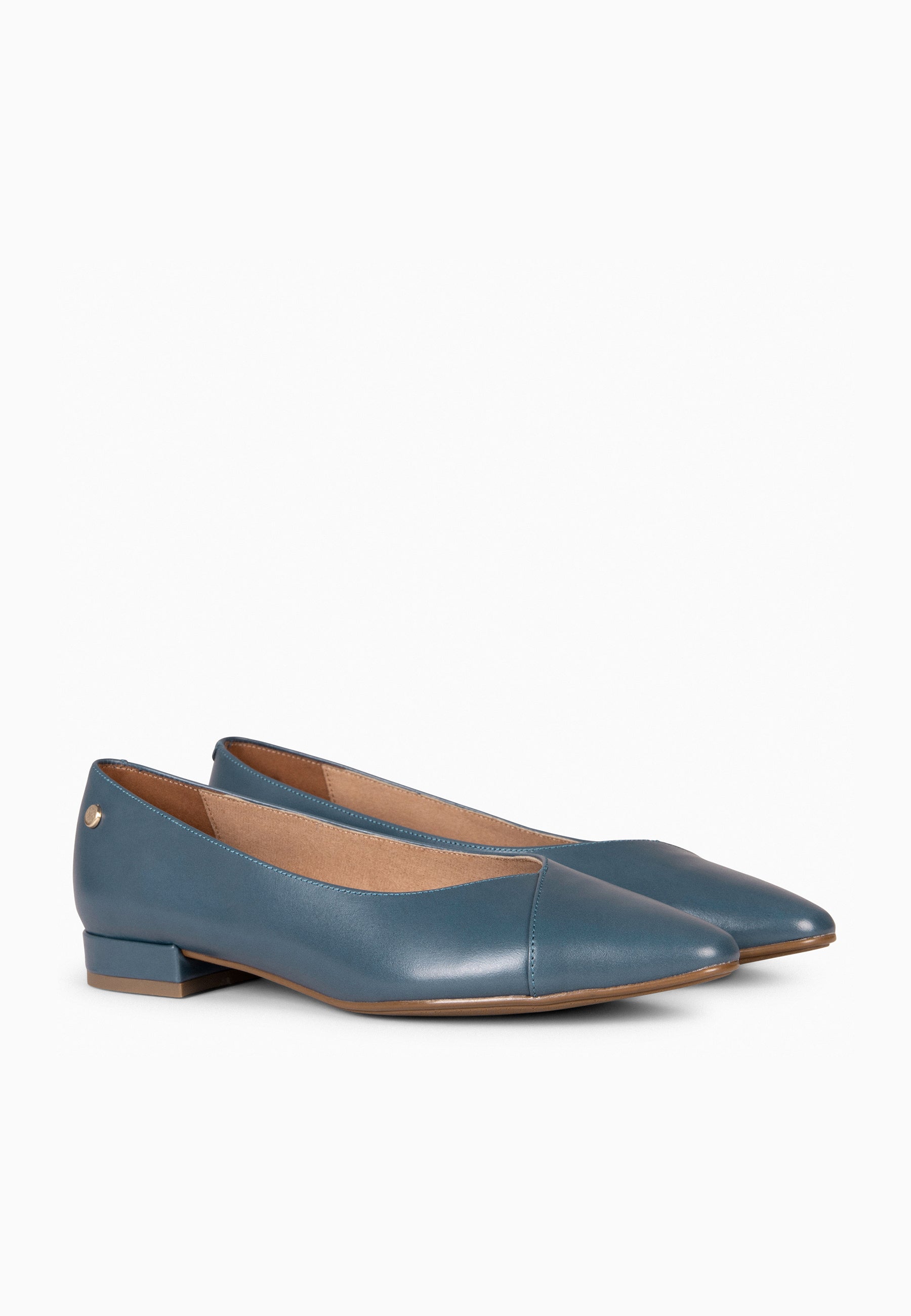 MARIE - Bailarinas tacón bajo AZUL