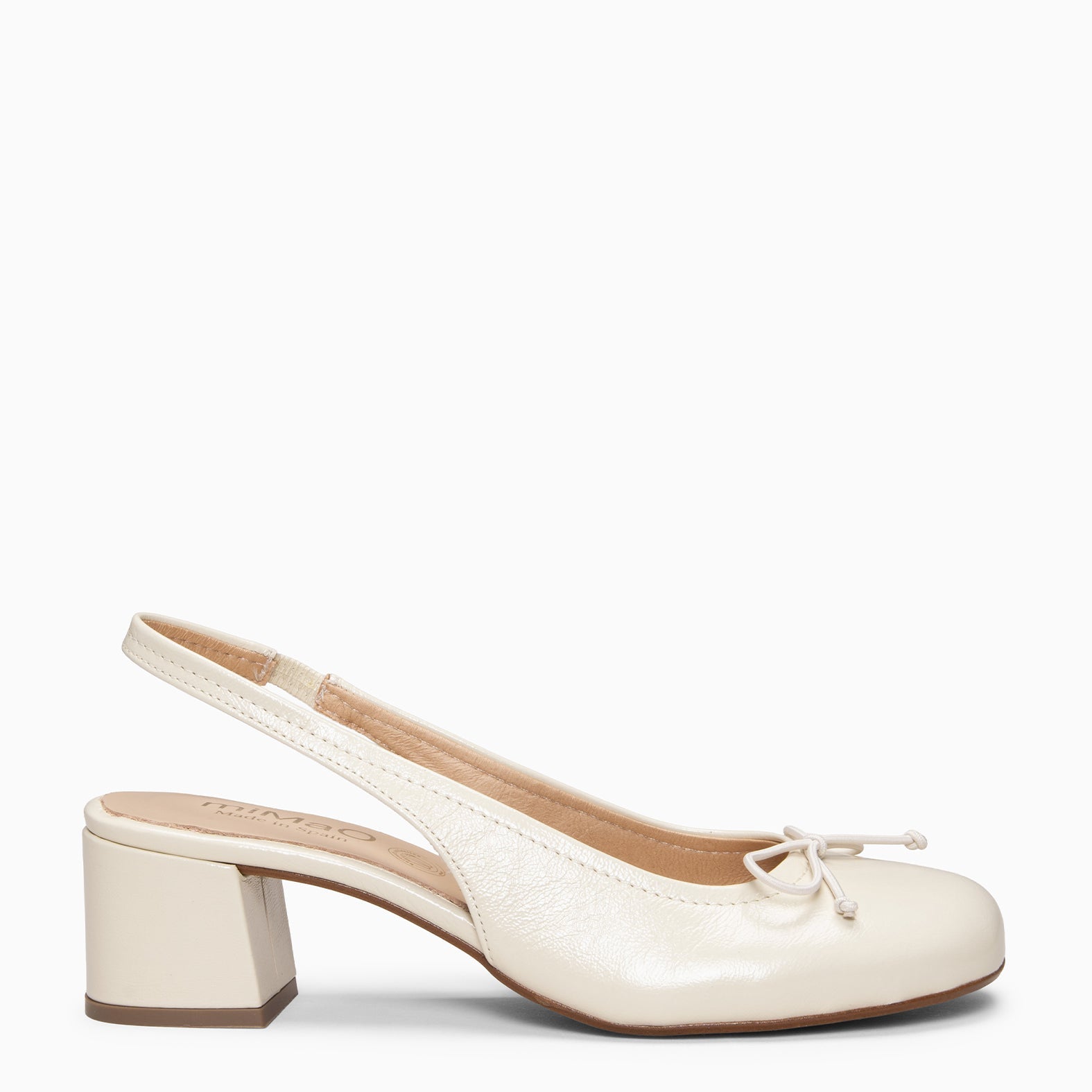 DOROTHY - Zapatos de tacón destalonado Baresoft BEIGE