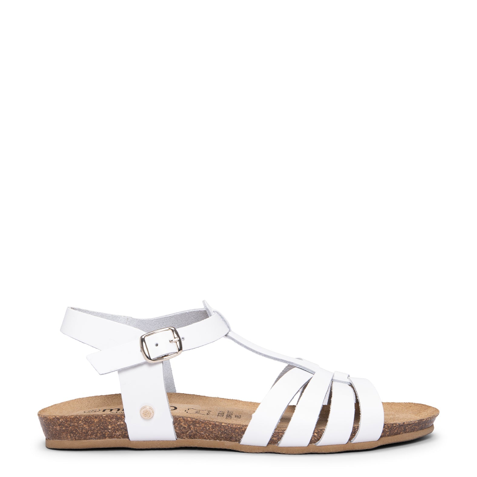 DITA - Sandalias BIO de tiras BLANCO