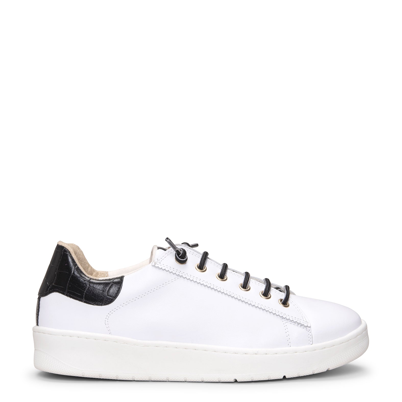 NANTES - Zapatillas Elegantes BLANCO NEGRO
