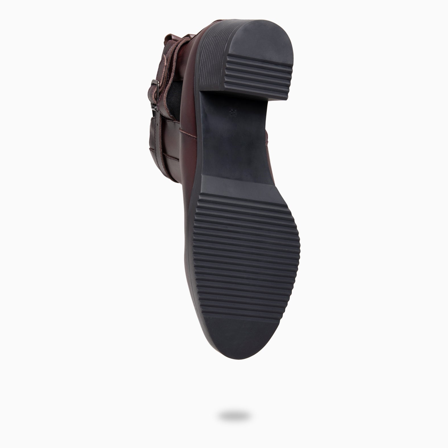 LEMY - Botines BURDEOS de piel de napa