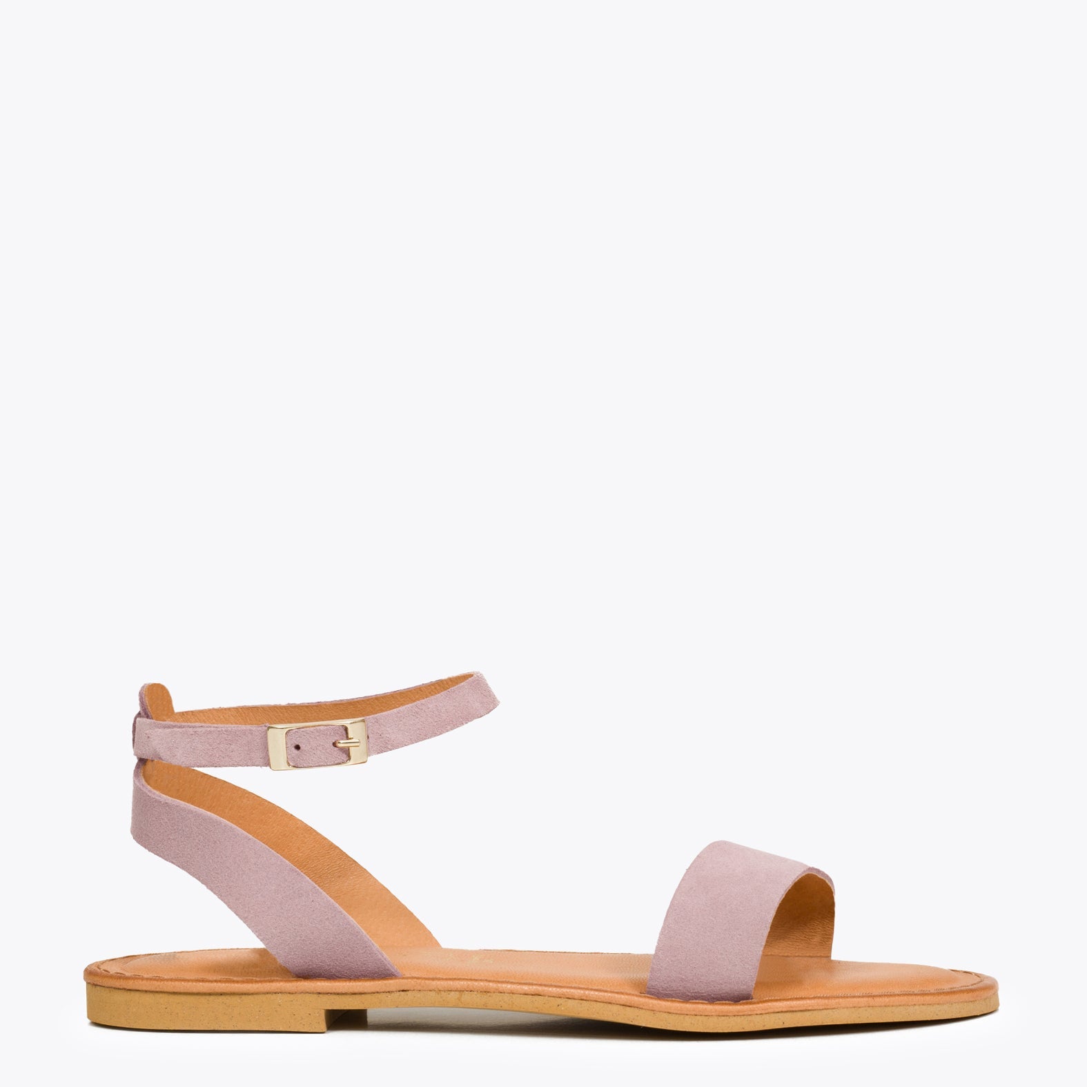 PULSERA - Sandalias planas con pulsera ROSA