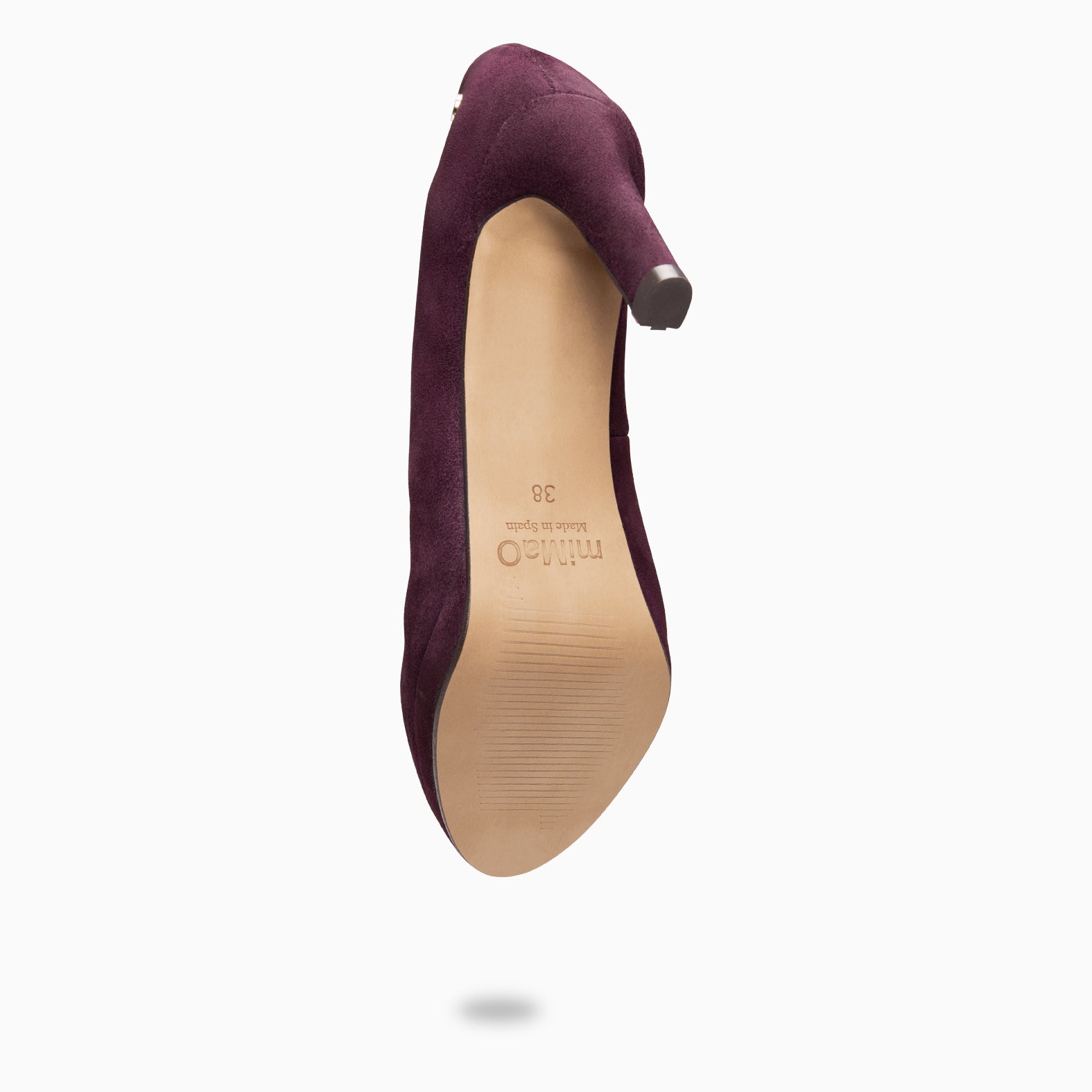 PLATAFORMA - Zapatos de tacón alto y plataforma en CIRUELA
