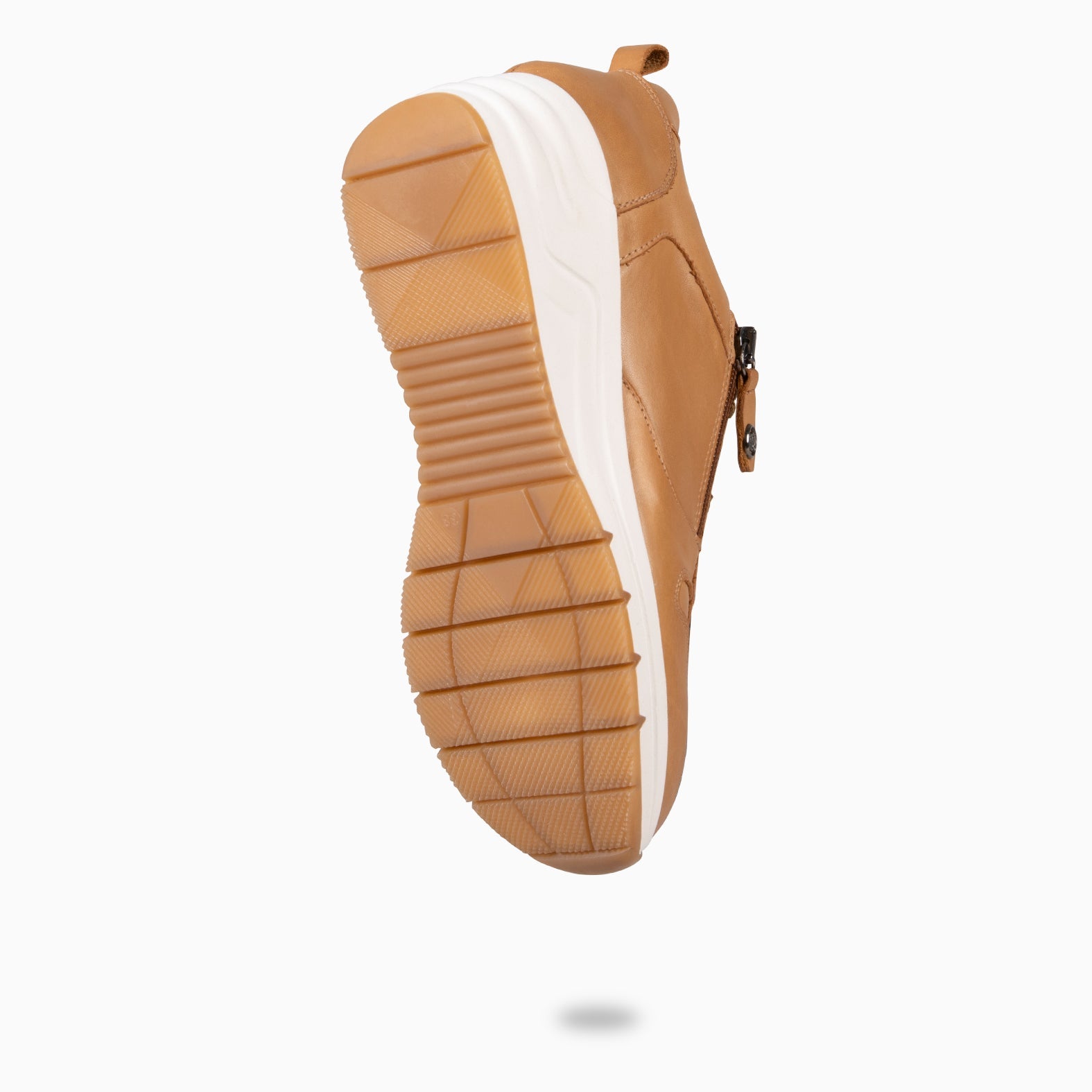 NIMES – Zapatillas deportivas con adorno cremallera CAMEL