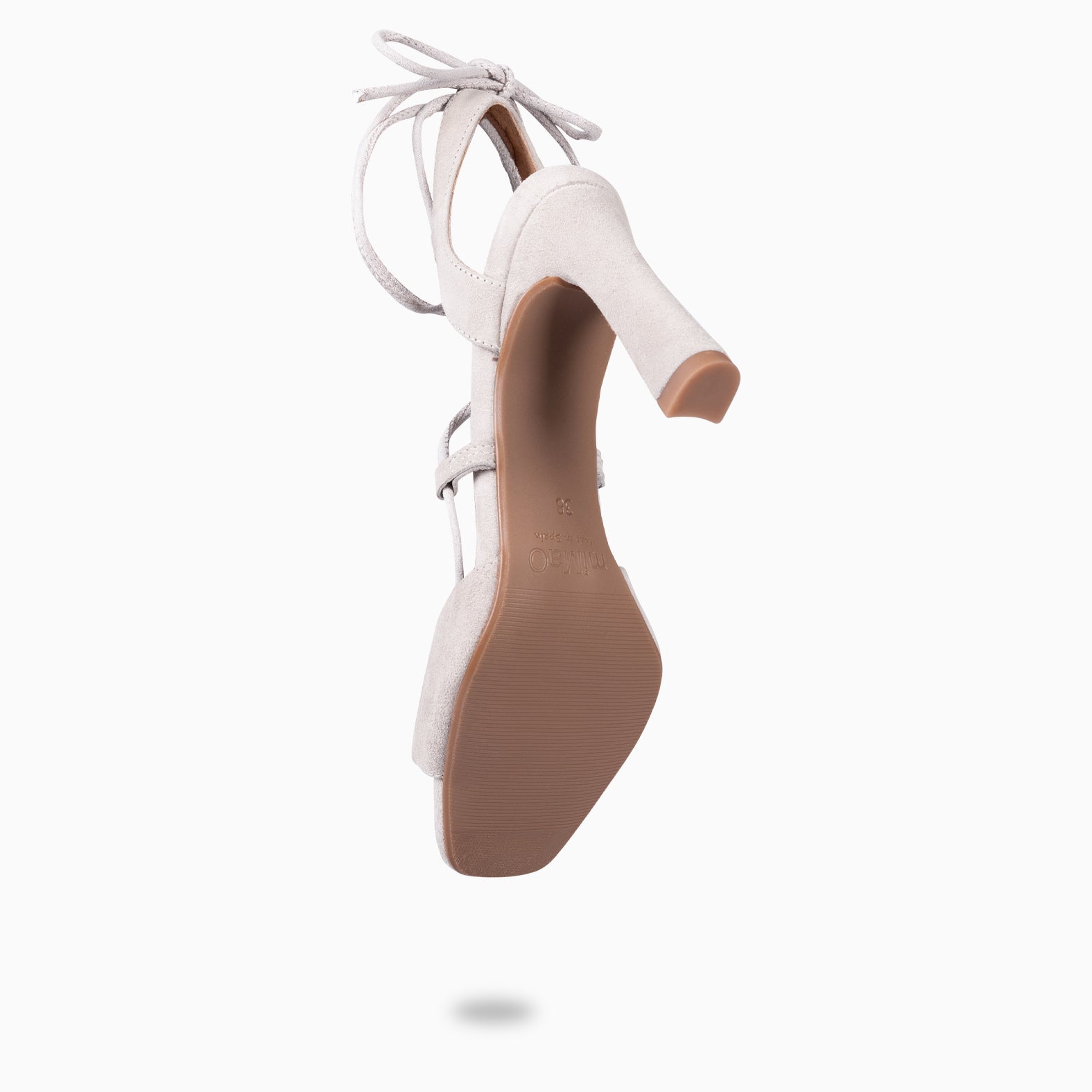 MÓNICA - SANDALIAS ELEGANTES DE TACÓN GRISPERLA