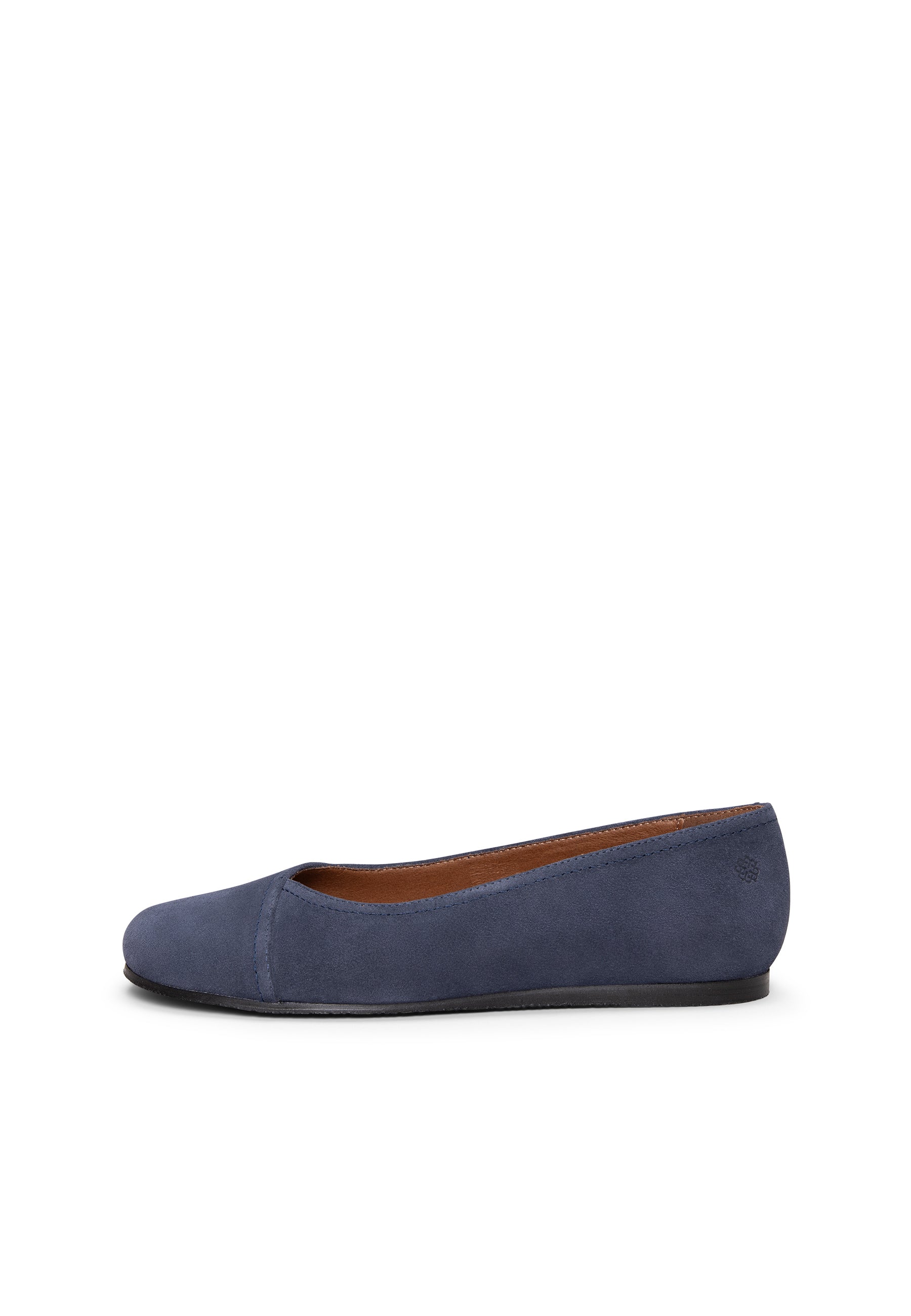 PLUMA - Bailarina baresoft de serraje en MARINO