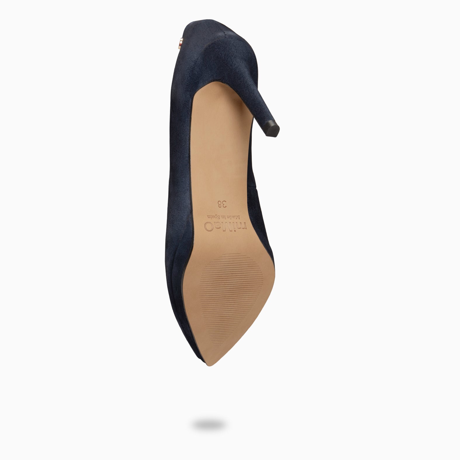 LAUREN – Zapato de tacón alto en piel MARINO