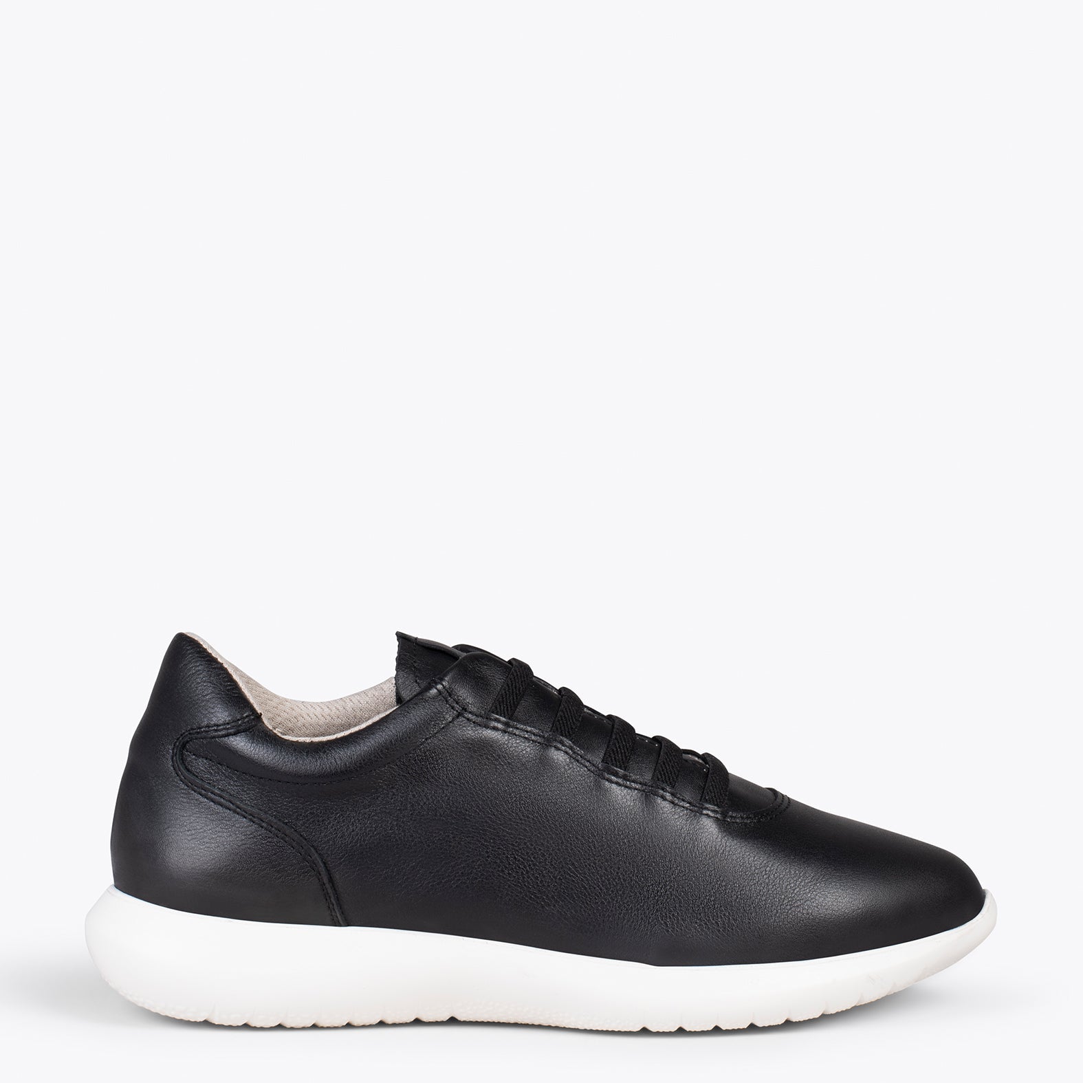 CHICAGO – Zapatillas elásticas sin cordones NEGRO BLANCO