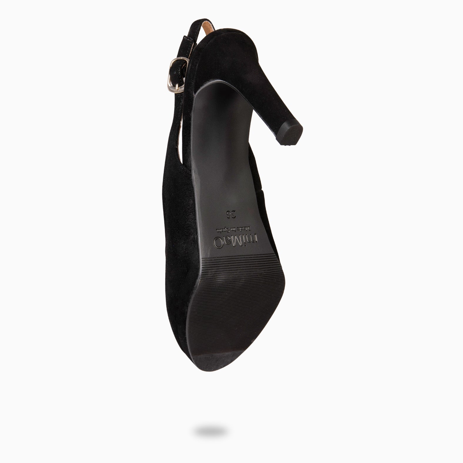 ELSA - Zapatos de tacón alto destalonados NEGRO