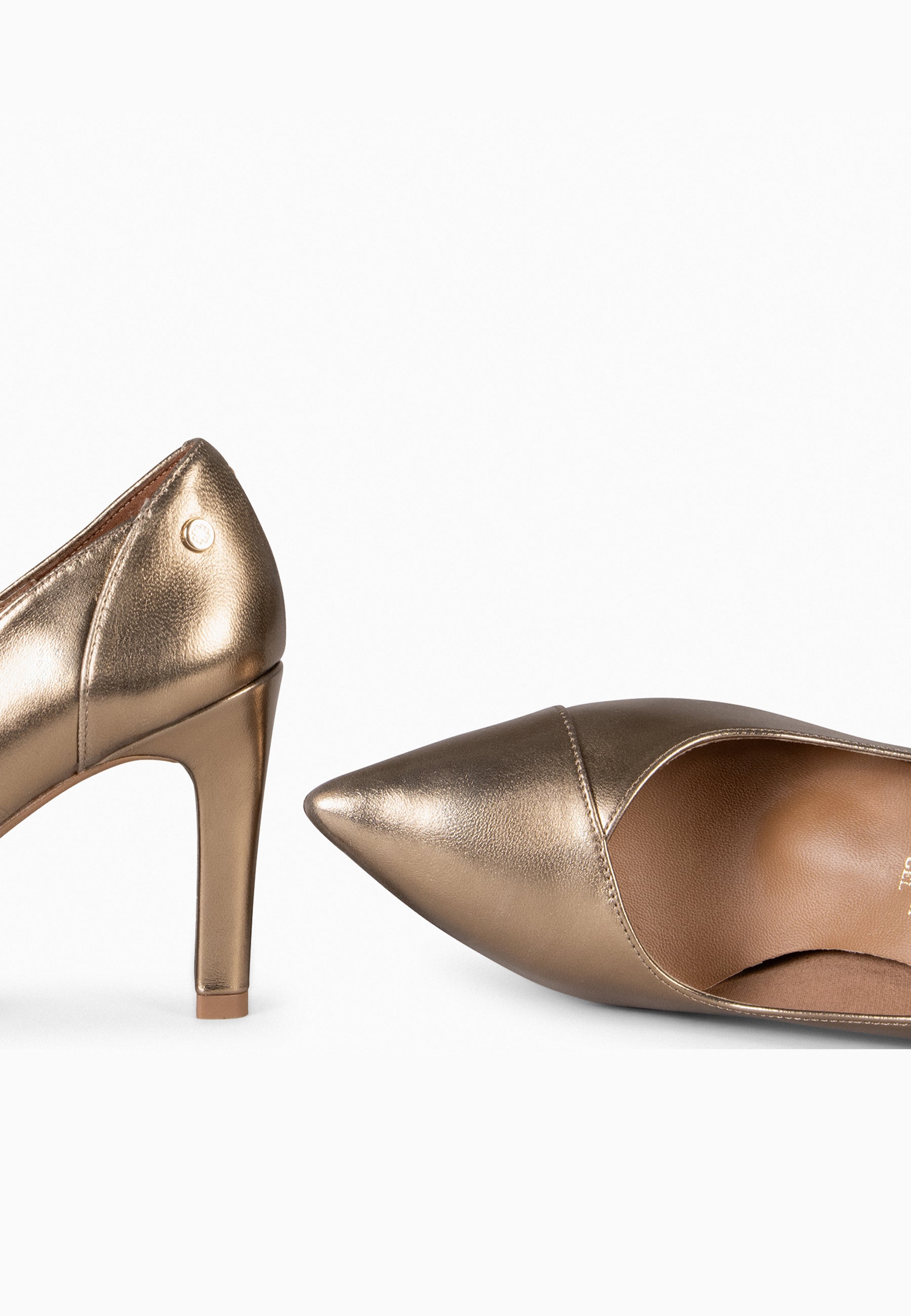 GLAM - Zapatos elegantes de tacón alto ORO
