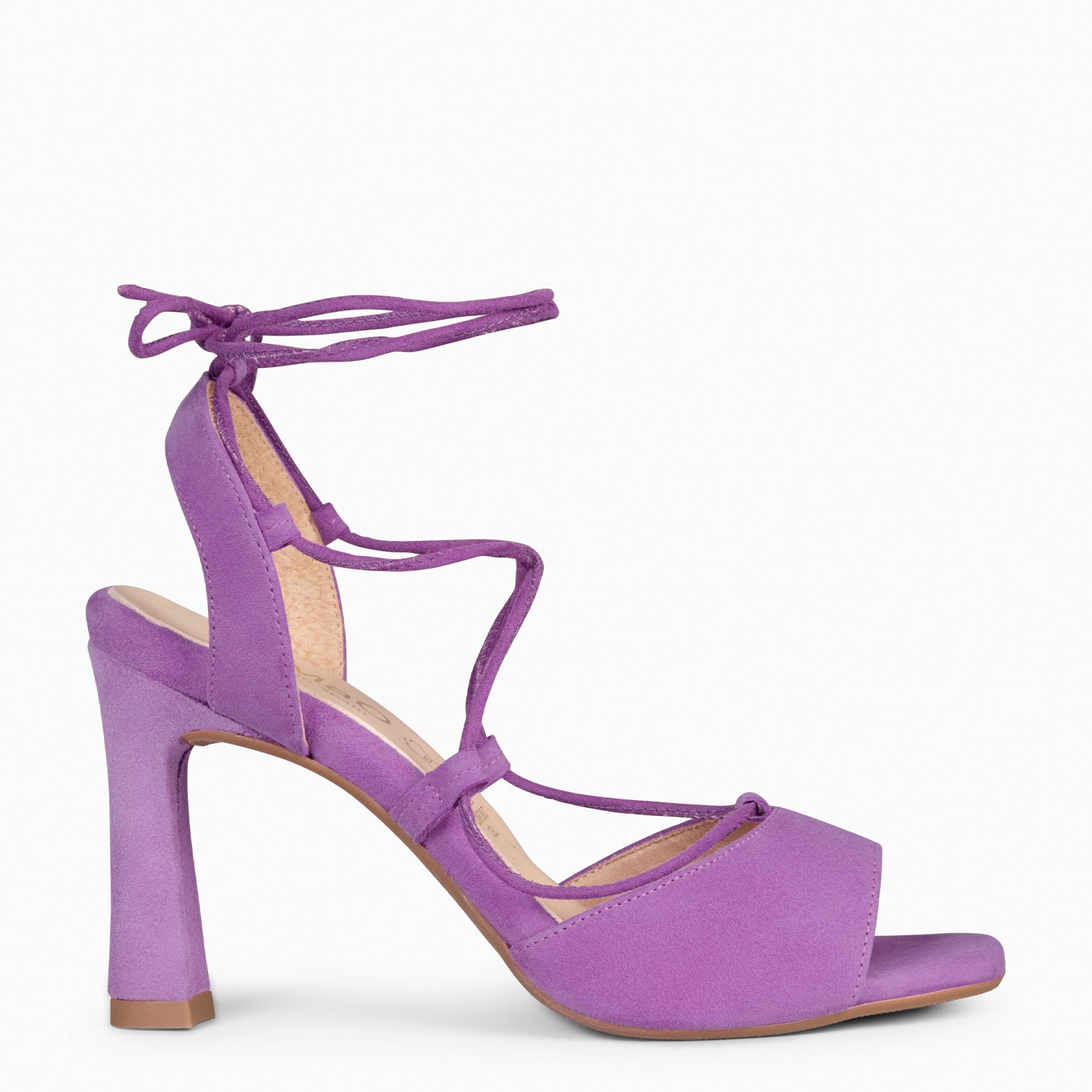 MÓNICA - SANDALIAS ELEGANTES DE TACÓN MALVA