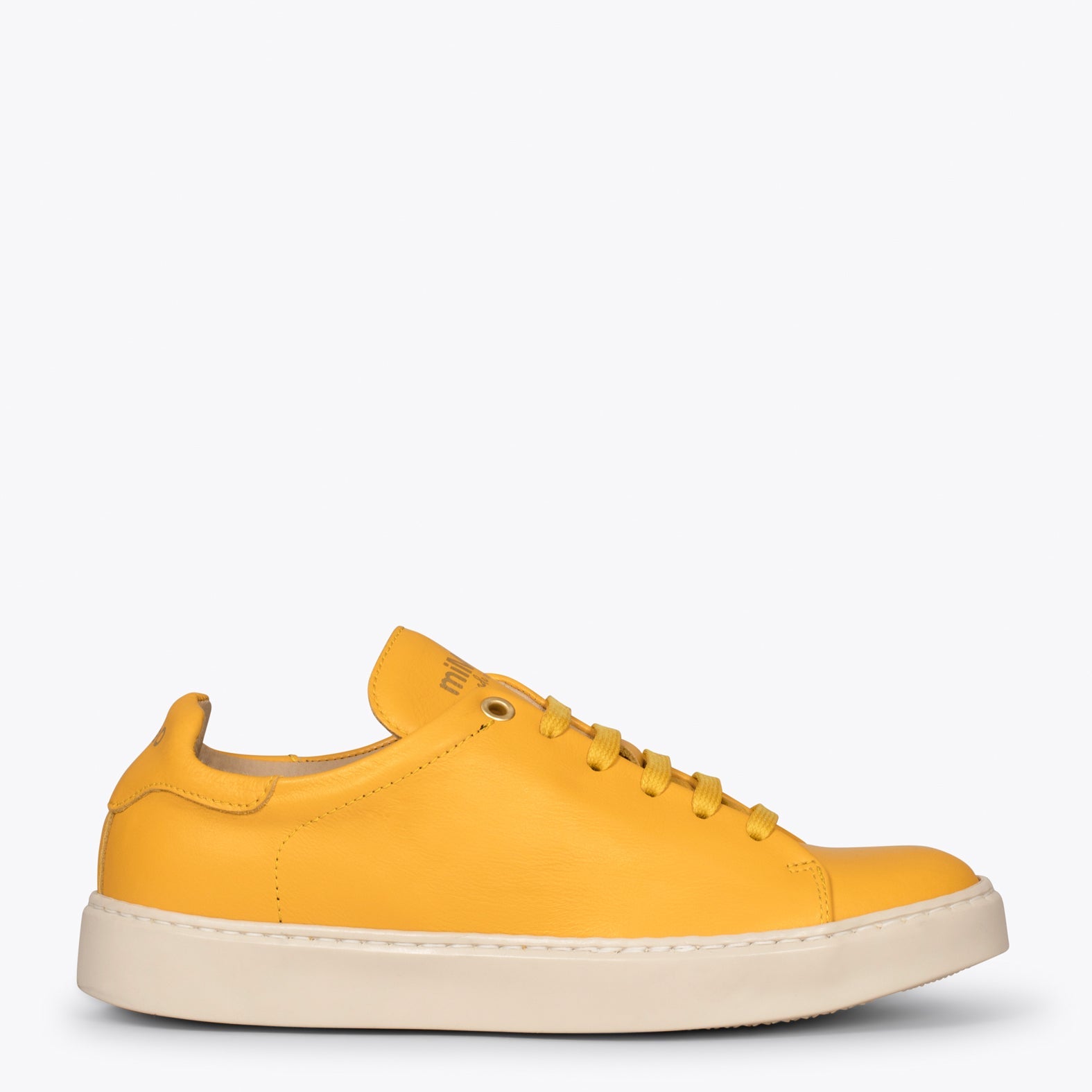 SKATE - Zapatillas AMARILLAS casual de piel