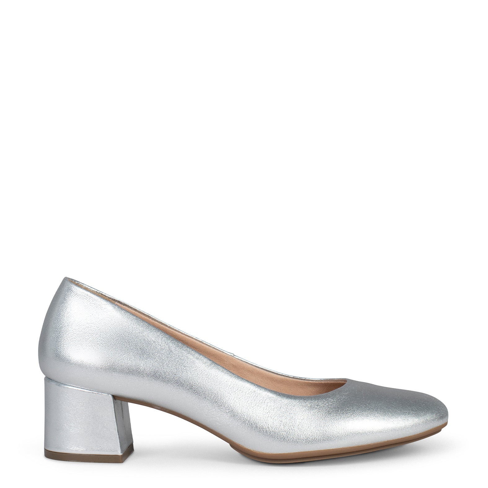 URBAN REDONDO SPLASH - Zapatos de tacón bajo PLATA