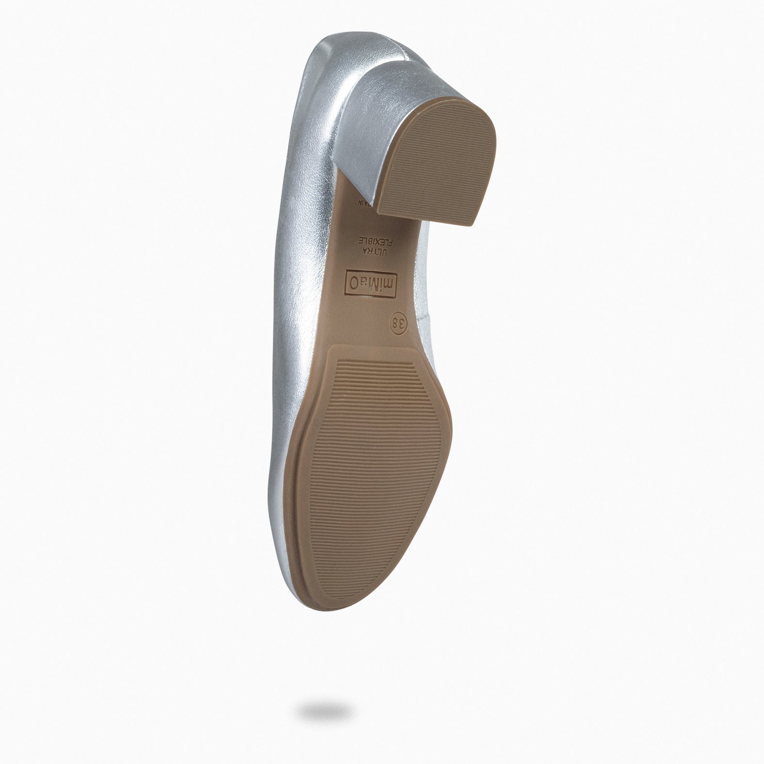 URBAN REDONDO SPLASH - Zapatos de tacón bajo PLATA