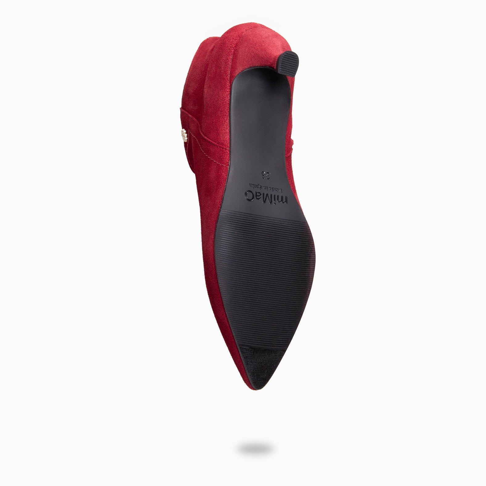 LORD – Botines tacón bajo ROJO