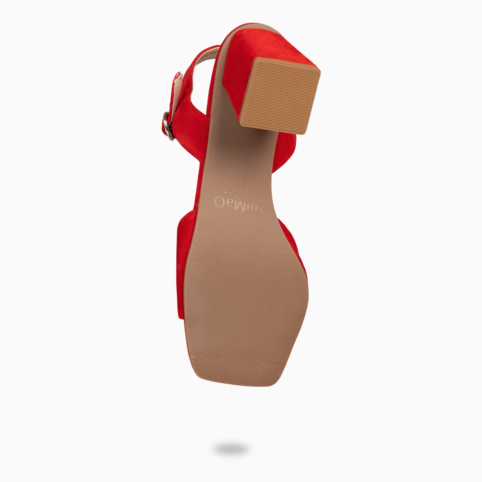 ITAKA - Sandalias de tacón alto ROJO