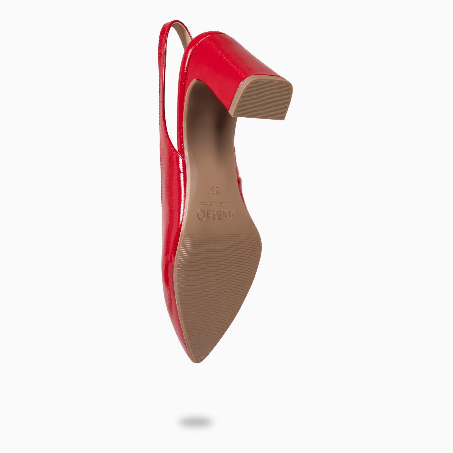 MIRIAM - Zapato destalonado ROJO