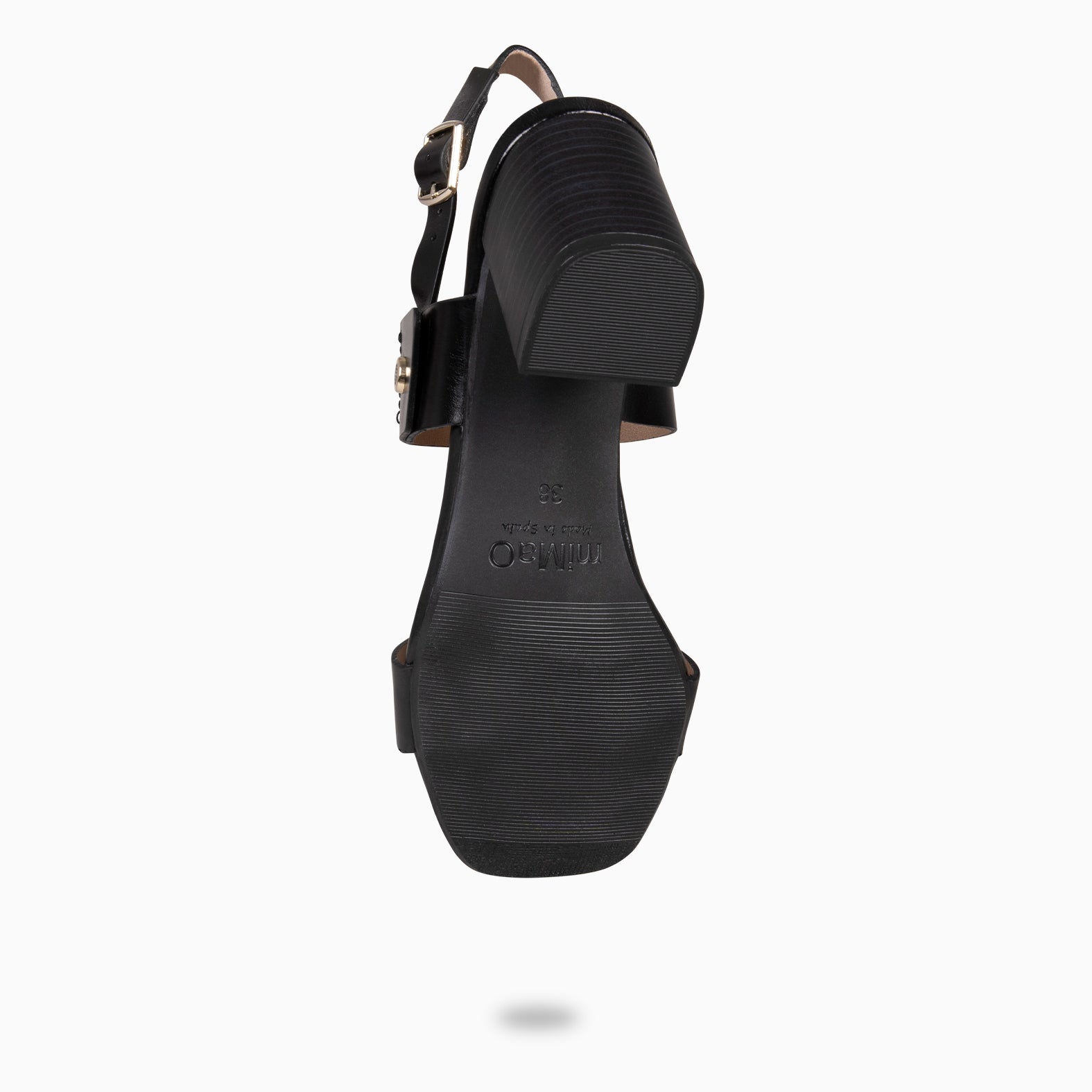 SIA - Sandalias de tacón ancho NEGRO
