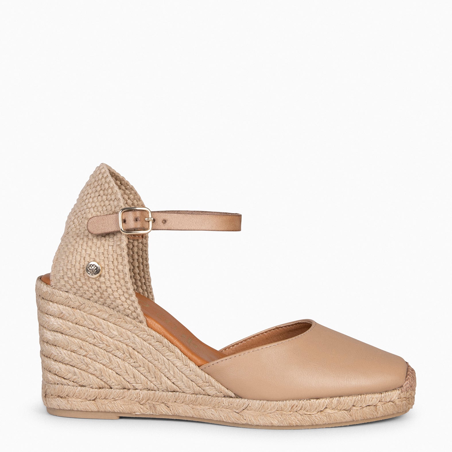 GIO - Cuñas de esparto altas TAUPE