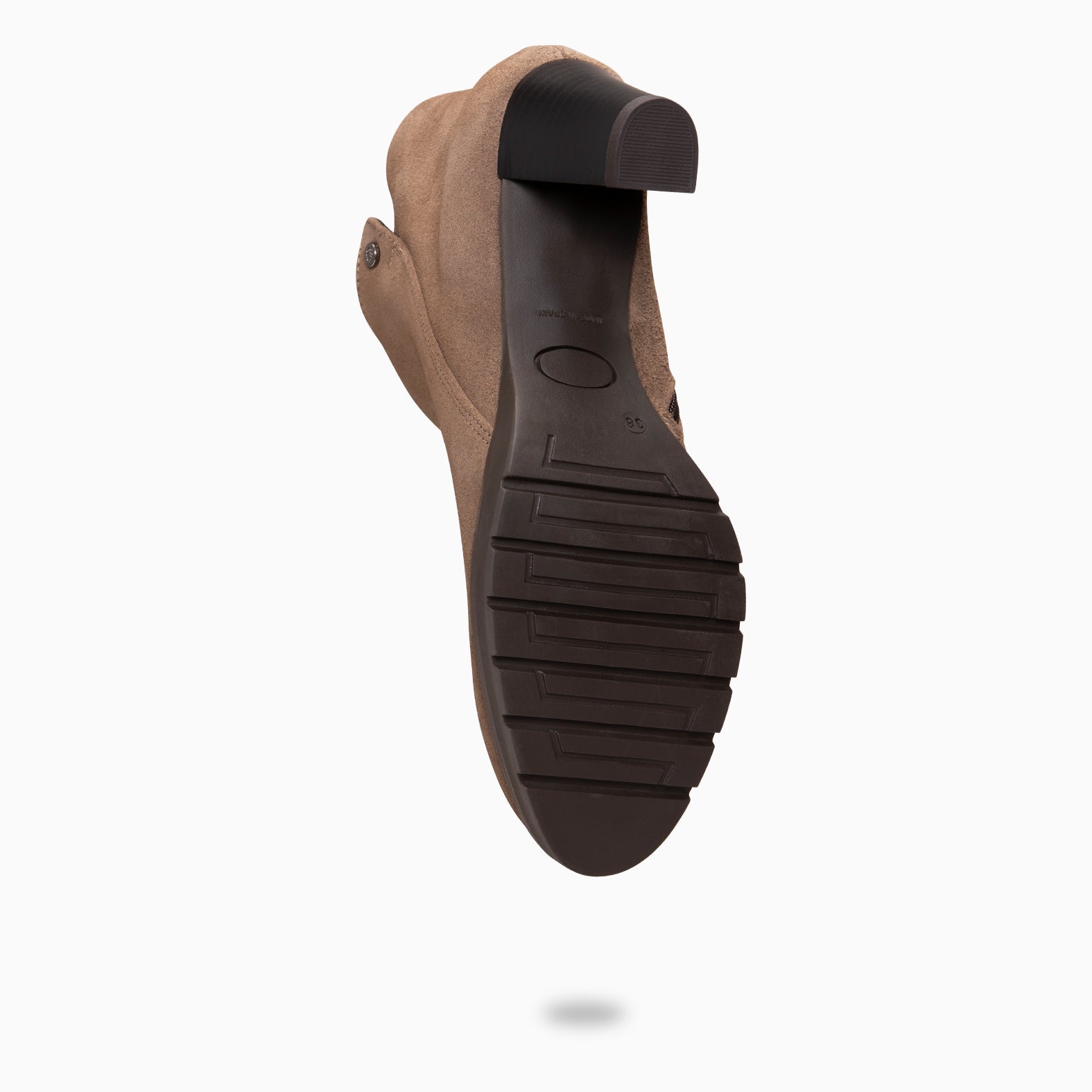 PRAGA - Botines TAUPE con tacón