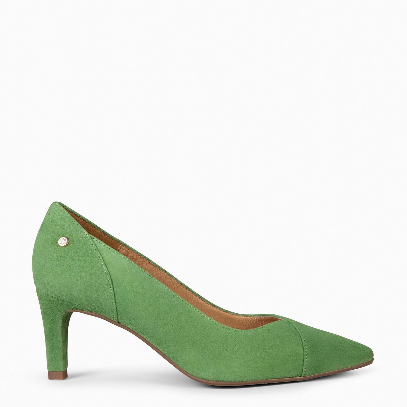 GLAM S - Zapatos de salón de tacón bajo VERDE