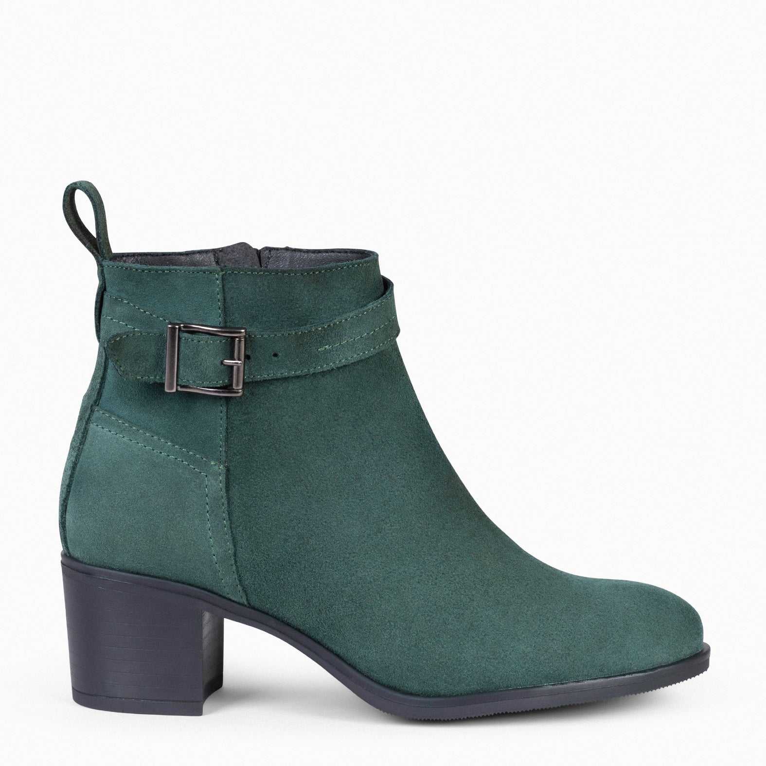 SEATTLE - Botines serraje mujer en color VERDE